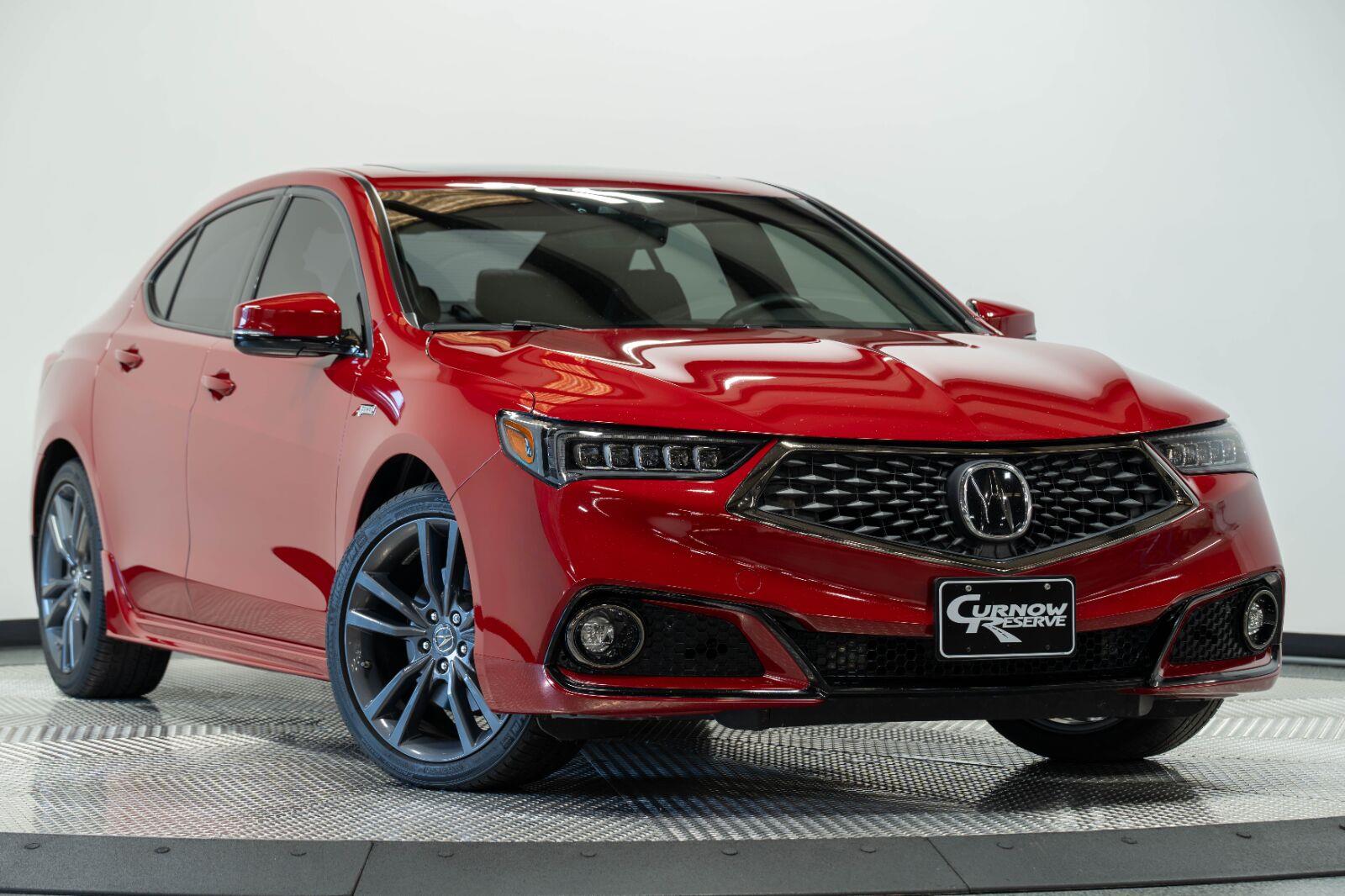 San Marino Red 2018 Acura TLX Sedan  Automatic