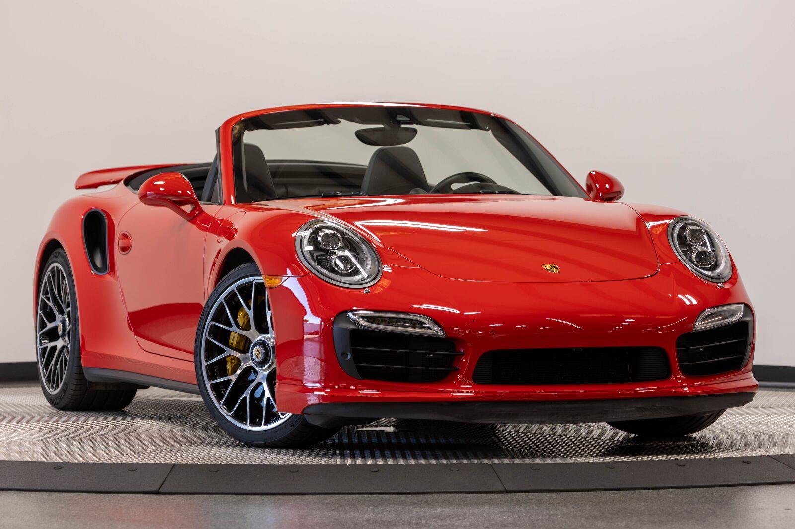 Guards Red 2015 Porsche 911 Convertible All-Wheel Drive Automatic