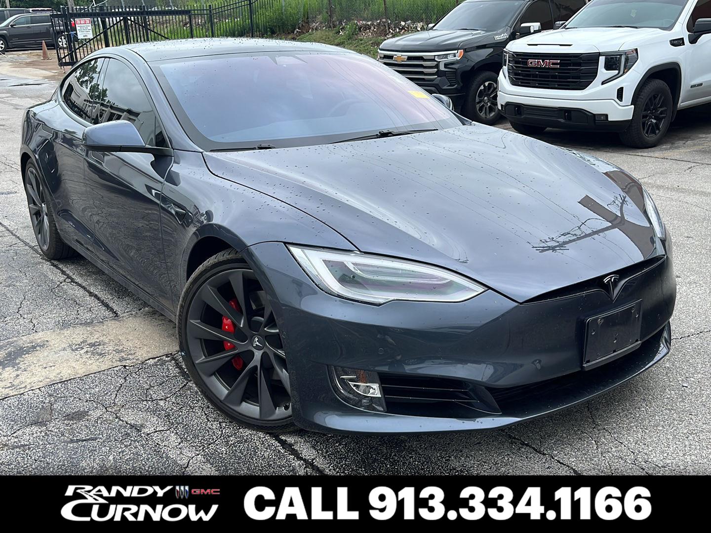 Gray 2020 Tesla Model S Sedan All-Wheel Drive Automatic