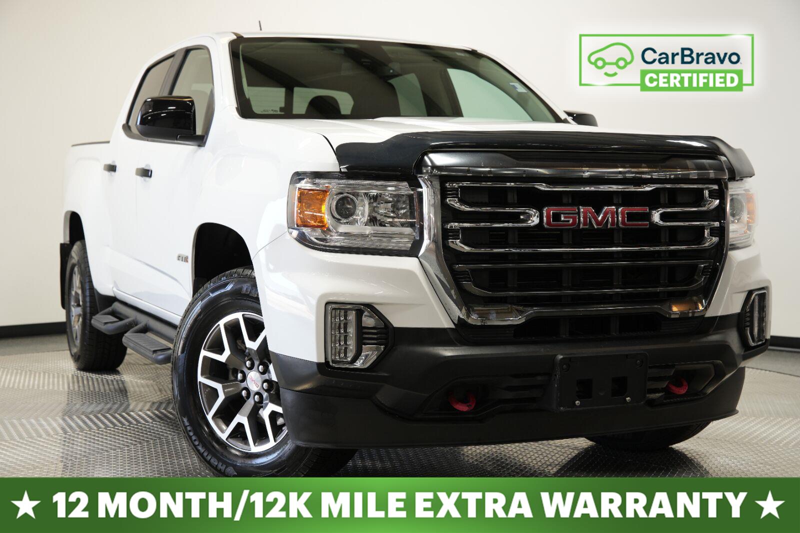 Summit White 2022 GMC Canyon Pickup Truck Four-Wheel Drive 8-Speed Automatic