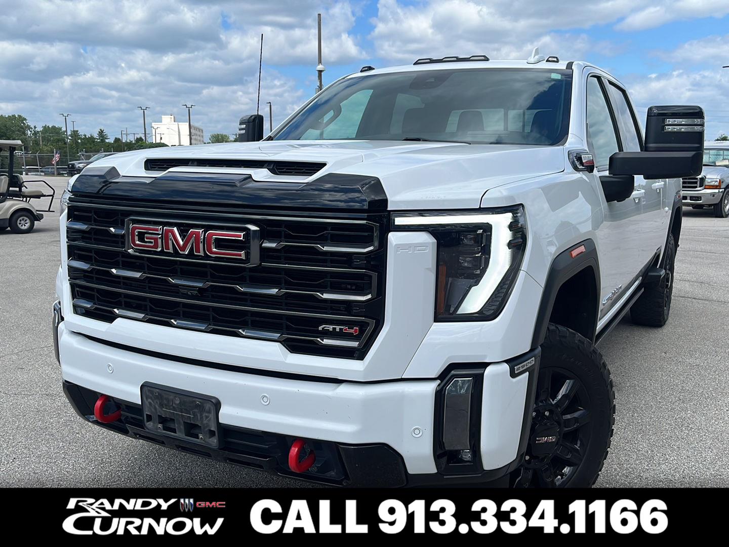 Summit White 2024 GMC Sierra 2500HD Pickup Truck Four-Wheel Drive Automatic