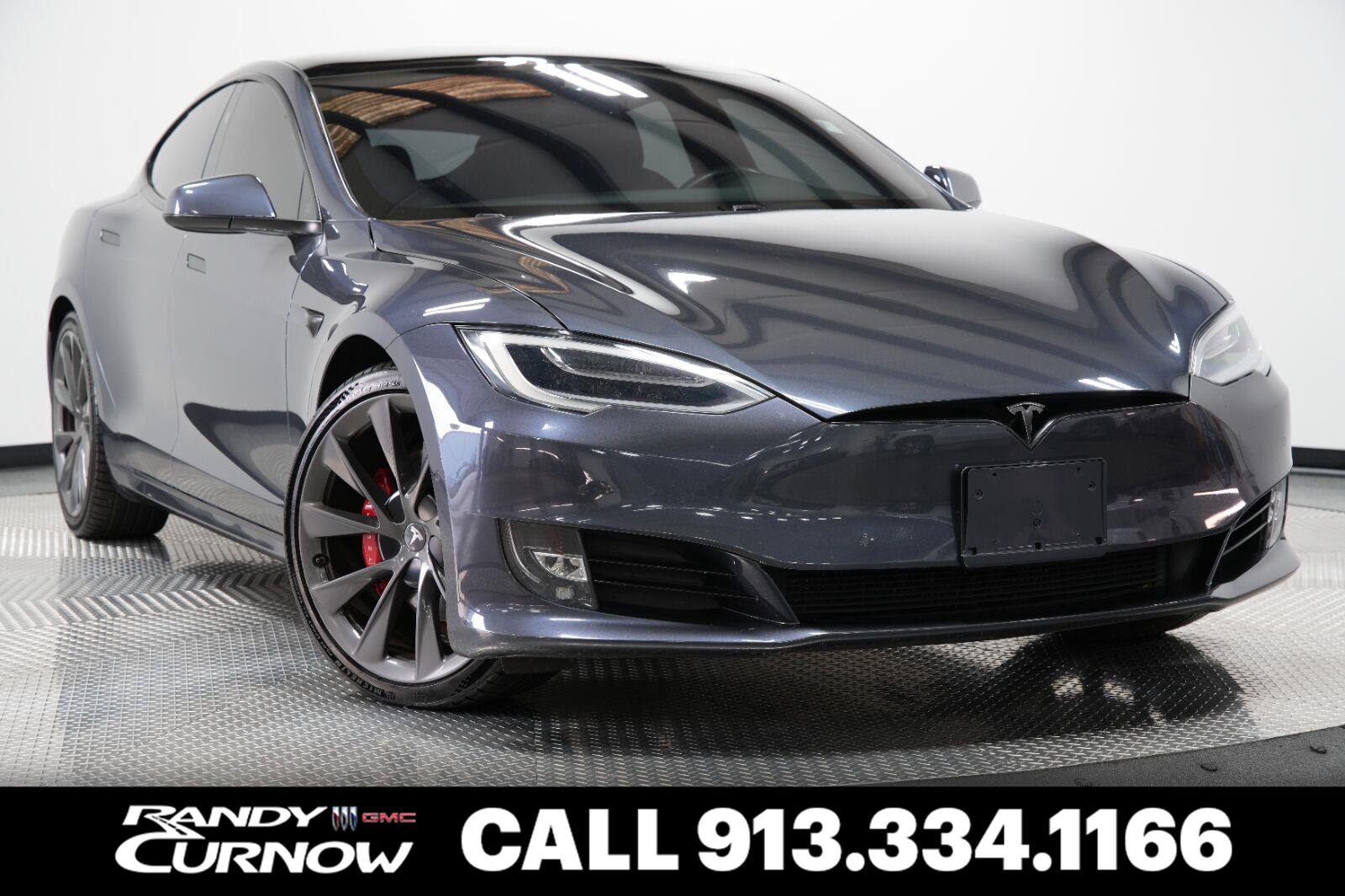 Gray 2020 Tesla Model S Sedan All-Wheel Drive Automatic