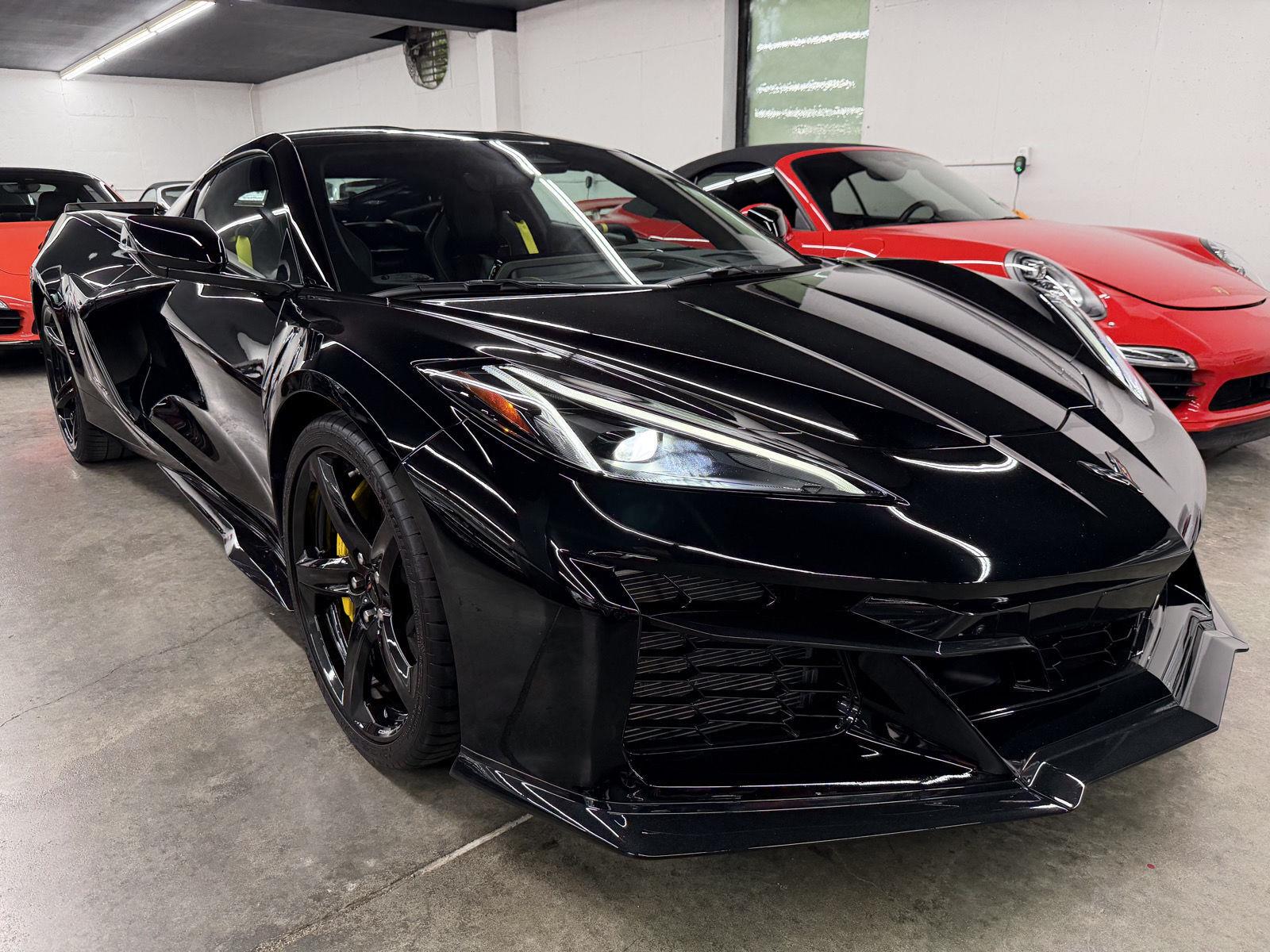 Black 2026 Chevrolet Corvette E-Ray Coupe All-Wheel Drive 8-Speed Dual Clutch