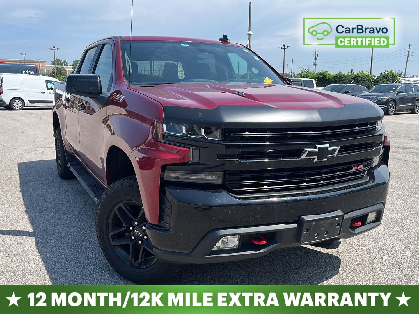 Cajun Red Tintcoat 2020 Chevrolet Silverado 1500 Pickup Truck Four-Wheel Drive Automatic