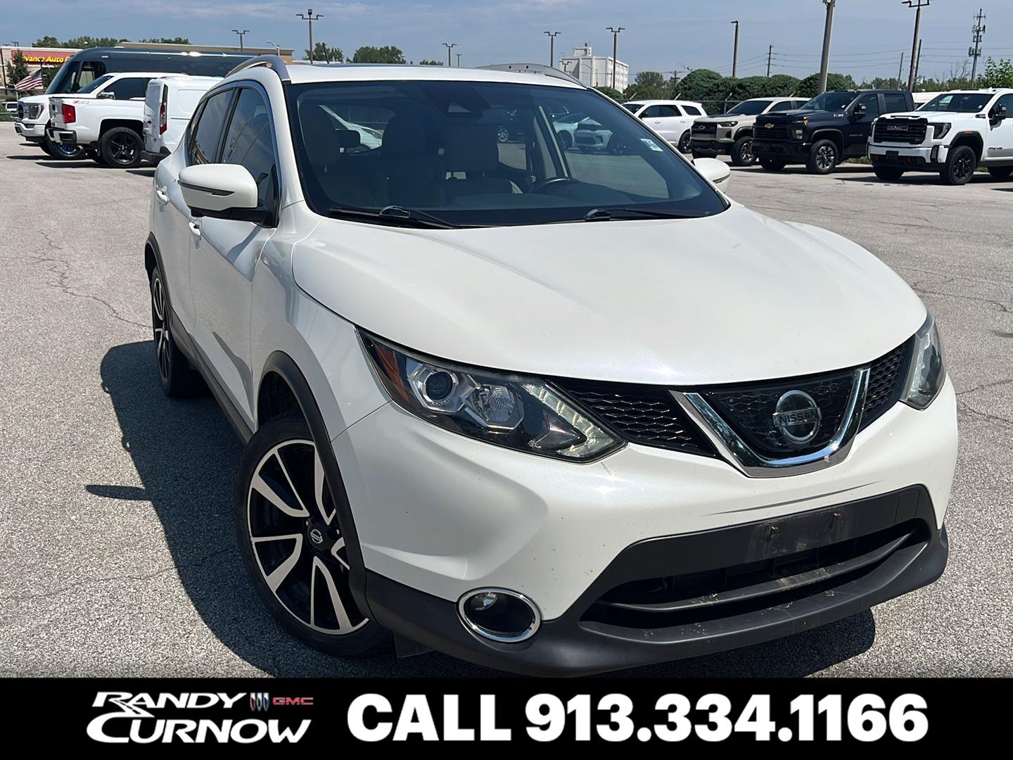 Pearl White 2018 Nissan Rogue Sport SUV / Crossover All-Wheel Drive Continuously Variable Transmission