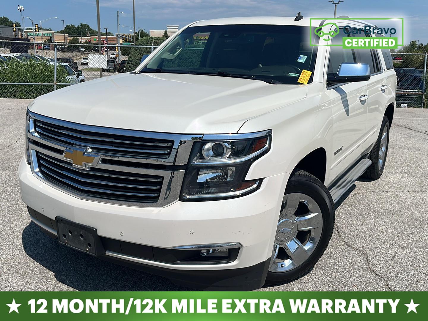 White Diamond Tricoat 2015 Chevrolet Tahoe SUV / Crossover Four-Wheel Drive 6-Speed Automatic