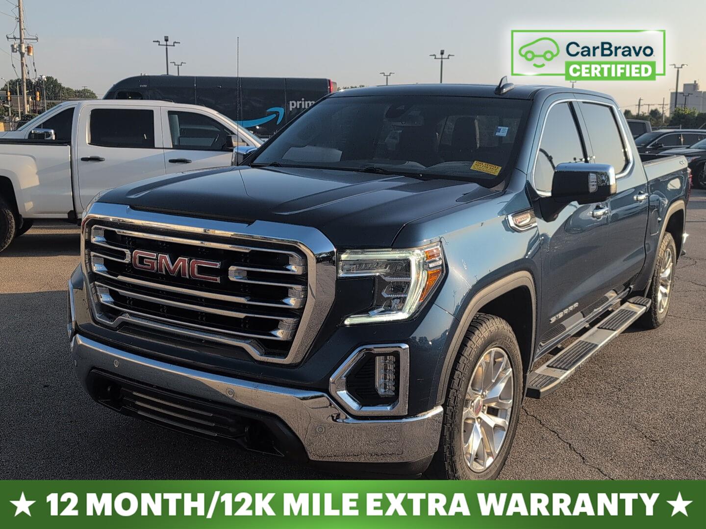 Pacific Blue Metallic 2021 GMC Sierra 1500 Pickup Truck Four-Wheel Drive Automatic