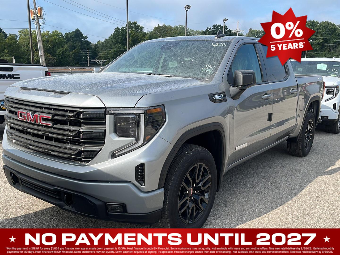 Sterling Metallic 2026 GMC Sierra 1500 Pickup Truck Four-Wheel Drive 8-Speed Automatic