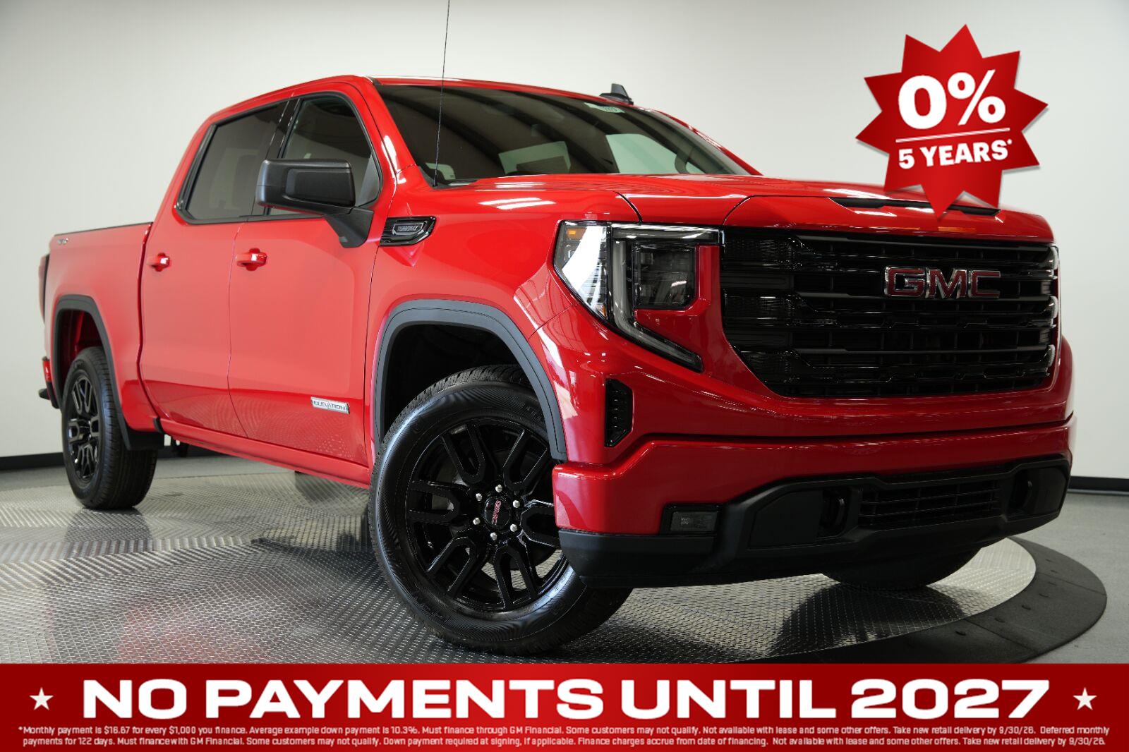 Cardinal Red 2026 GMC Sierra 1500 Pickup Truck Four-Wheel Drive 8-Speed Automatic