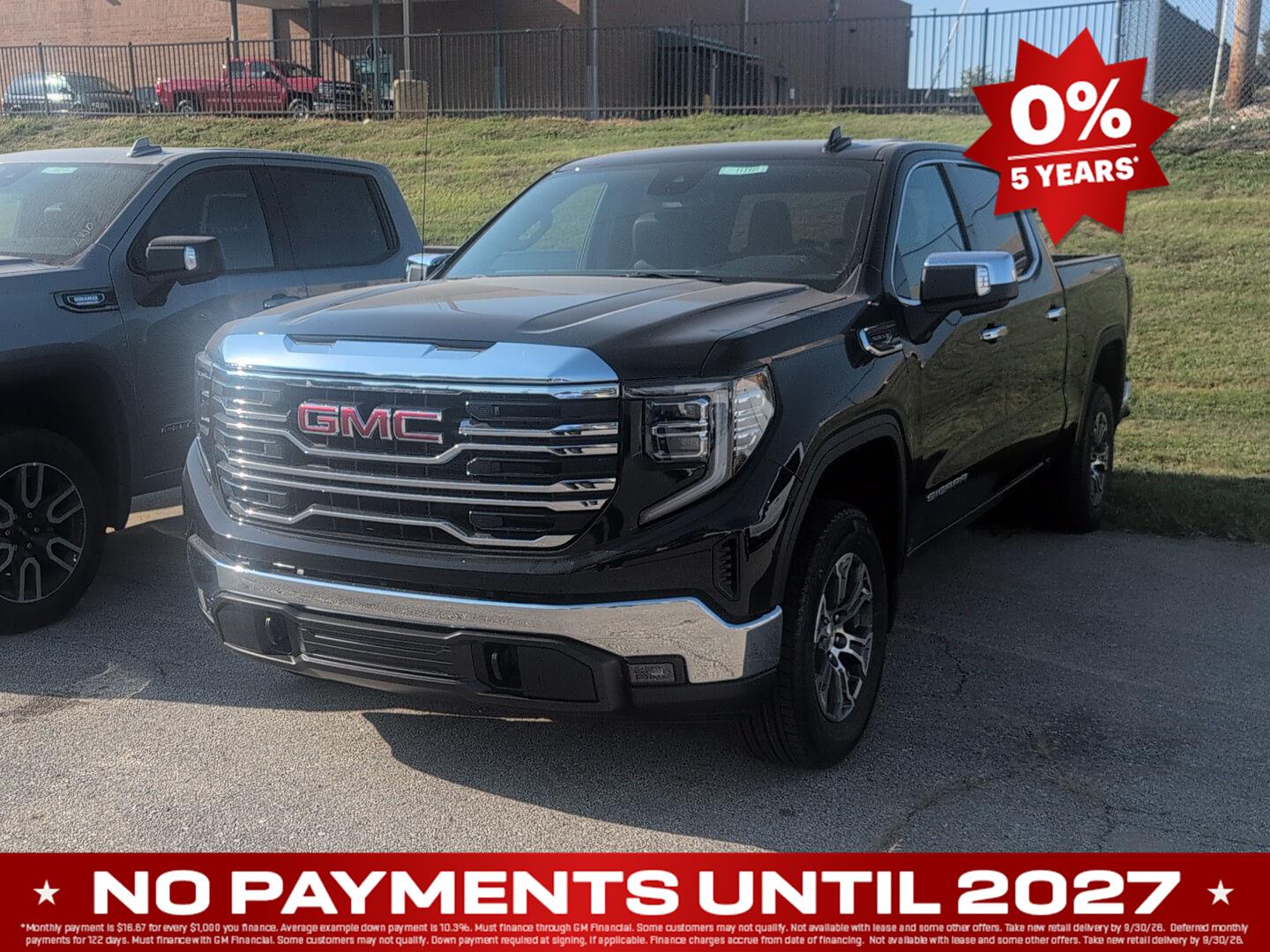 Onyx Black 2026 GMC Sierra 1500 Pickup Truck Four-Wheel Drive Automatic