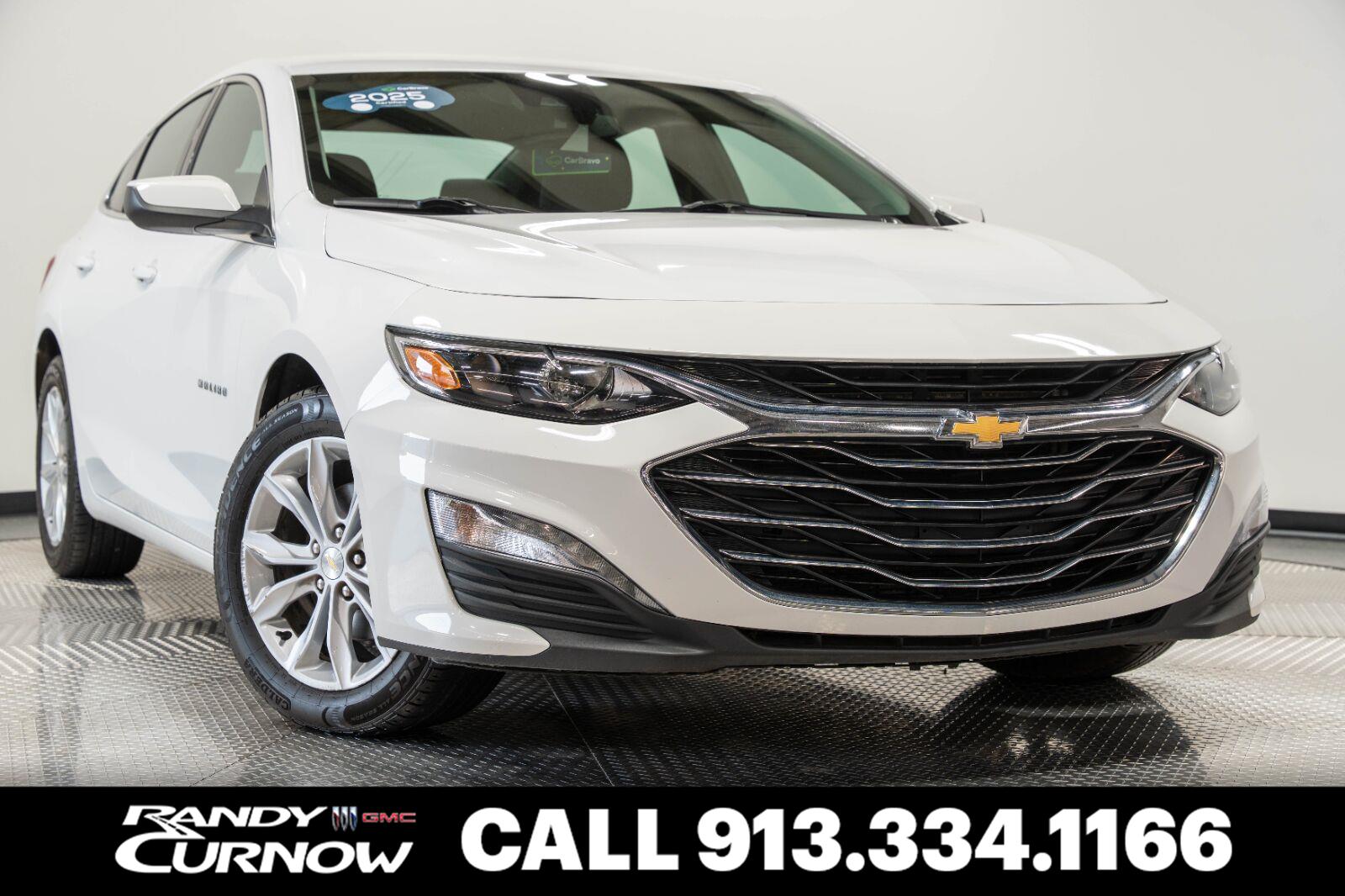 Summit White 2025 Chevrolet Malibu Sedan Front-Wheel Drive Continuously Variable Transmission