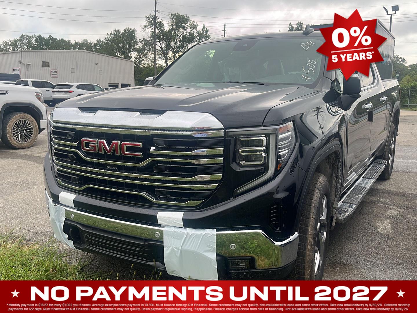 Onyx Black 2026 GMC Sierra 1500 Pickup Truck Four-Wheel Drive Automatic