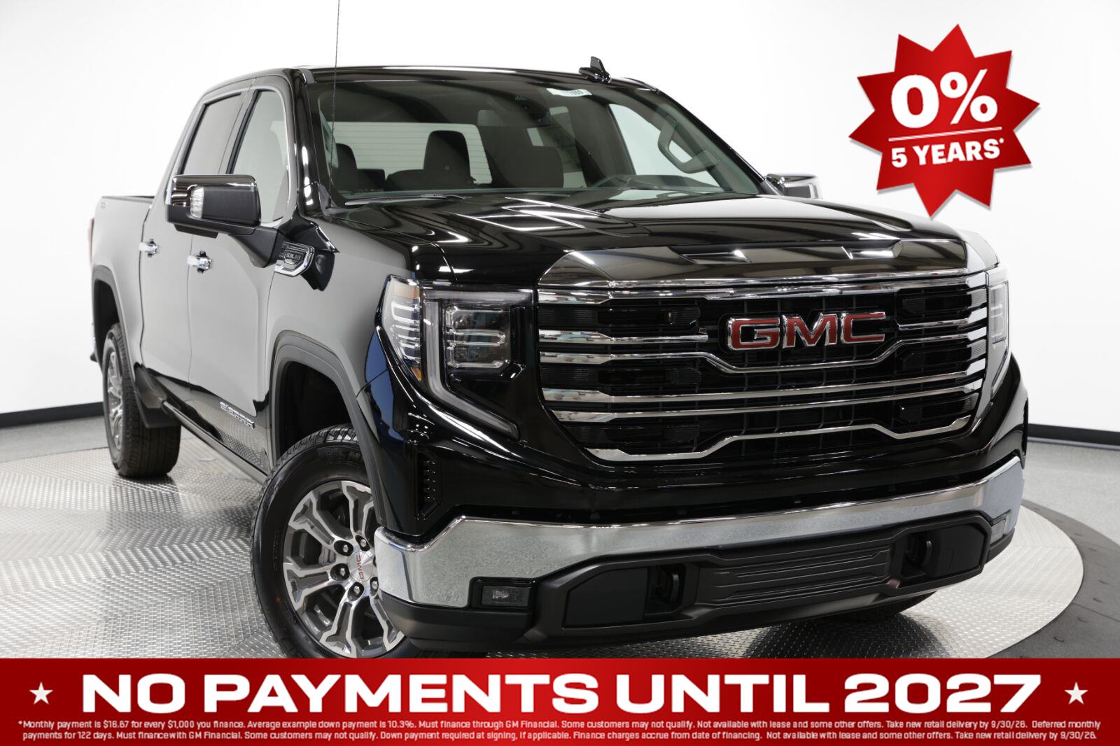 Onyx Black 2026 GMC Sierra 1500 Pickup Truck Four-Wheel Drive Automatic