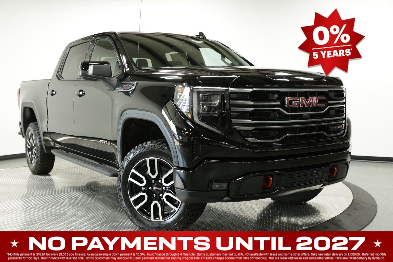 Onyx Black 2026 GMC Sierra 1500 Pickup Truck Four-Wheel Drive Automatic