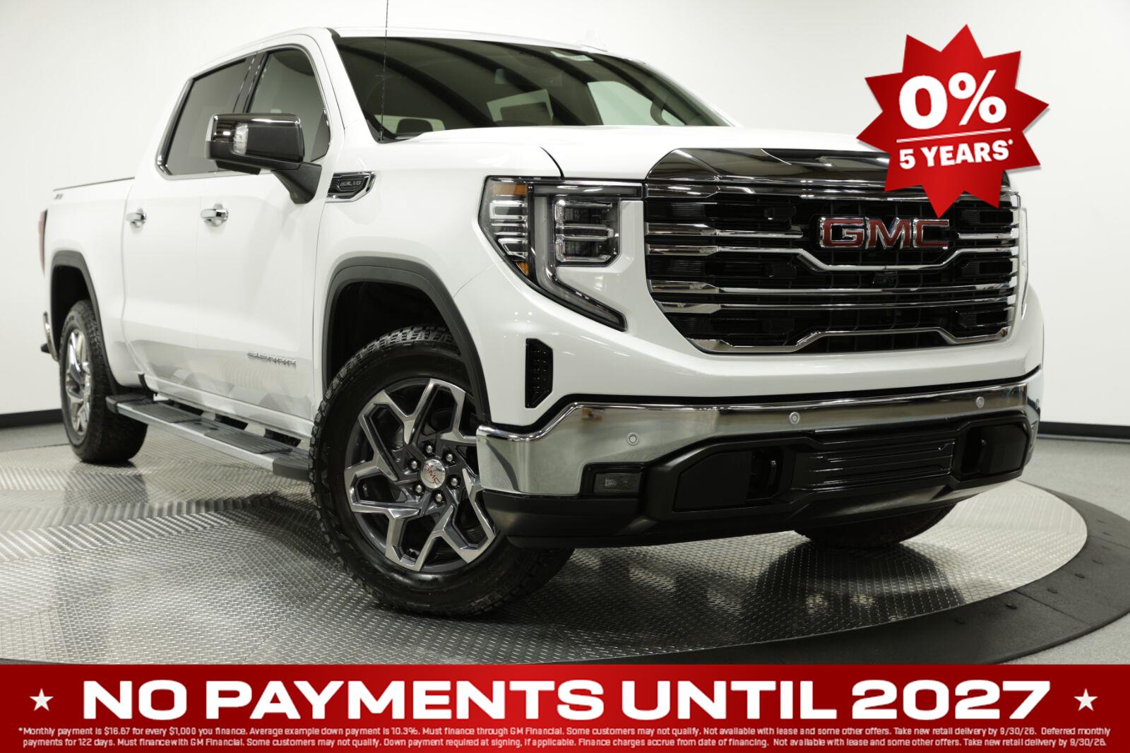 Summit White 2026 GMC Sierra 1500 Pickup Truck Four-Wheel Drive Automatic