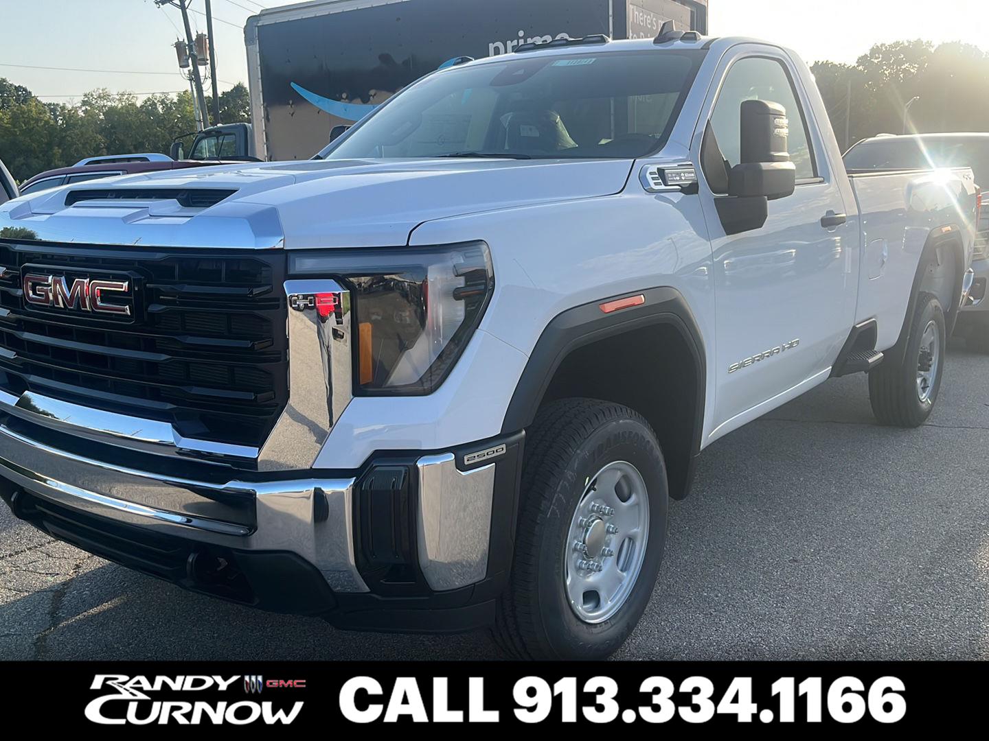 Summit White 2026 GMC Sierra 2500HD Pickup Truck Four-Wheel Drive Automatic
