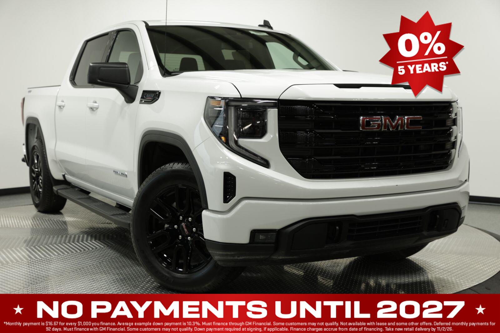 Summit White 2026 GMC Sierra 1500 Pickup Truck Four-Wheel Drive Automatic