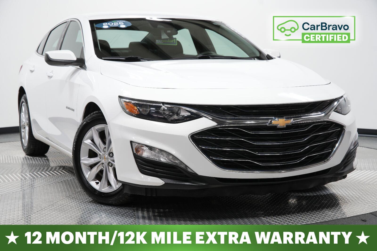Summit White 2025 Chevrolet Malibu Sedan Front-Wheel Drive Continuously Variable Transmission