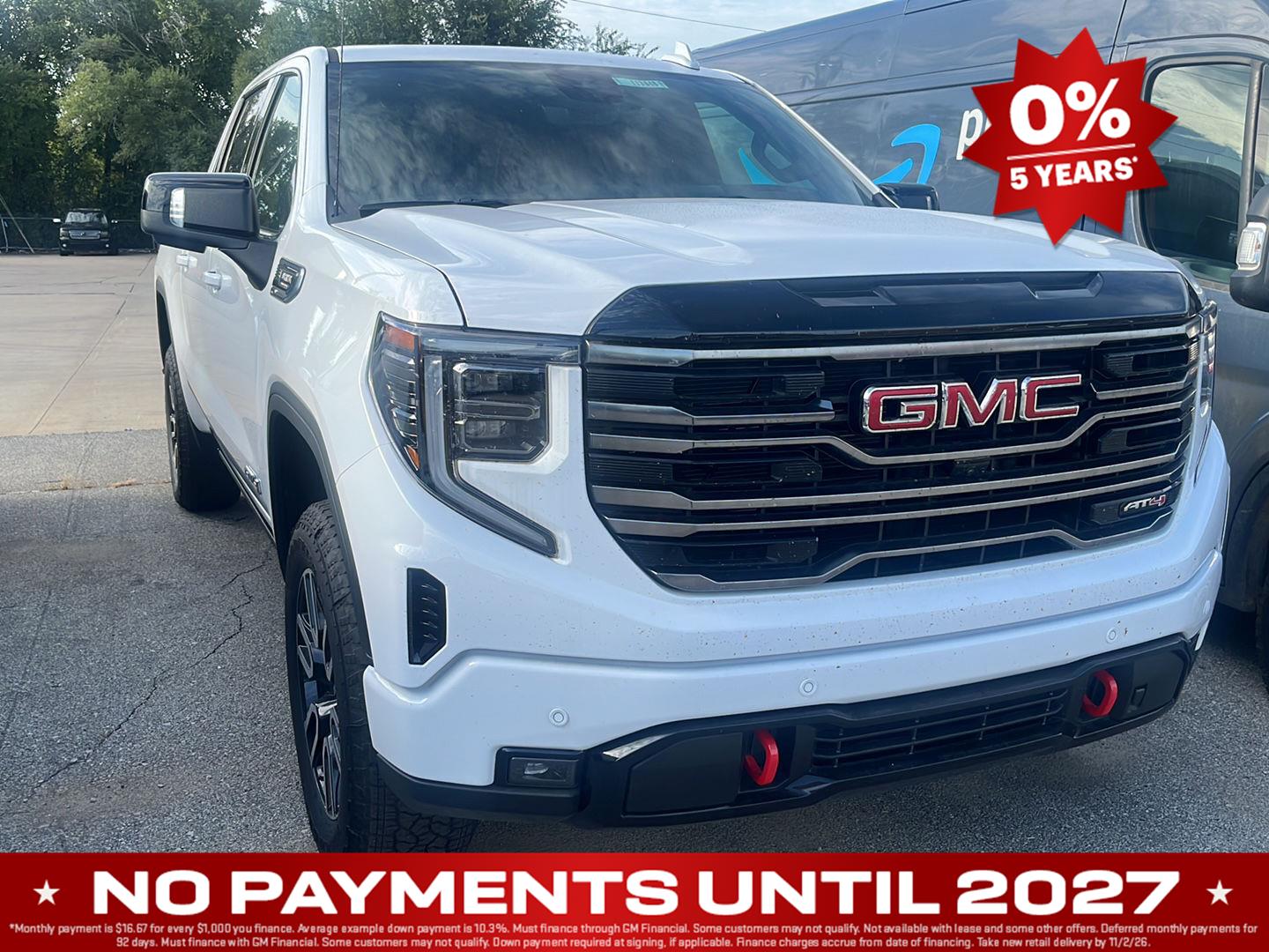 Summit White 2026 GMC Sierra 1500 Pickup Truck Four-Wheel Drive Automatic