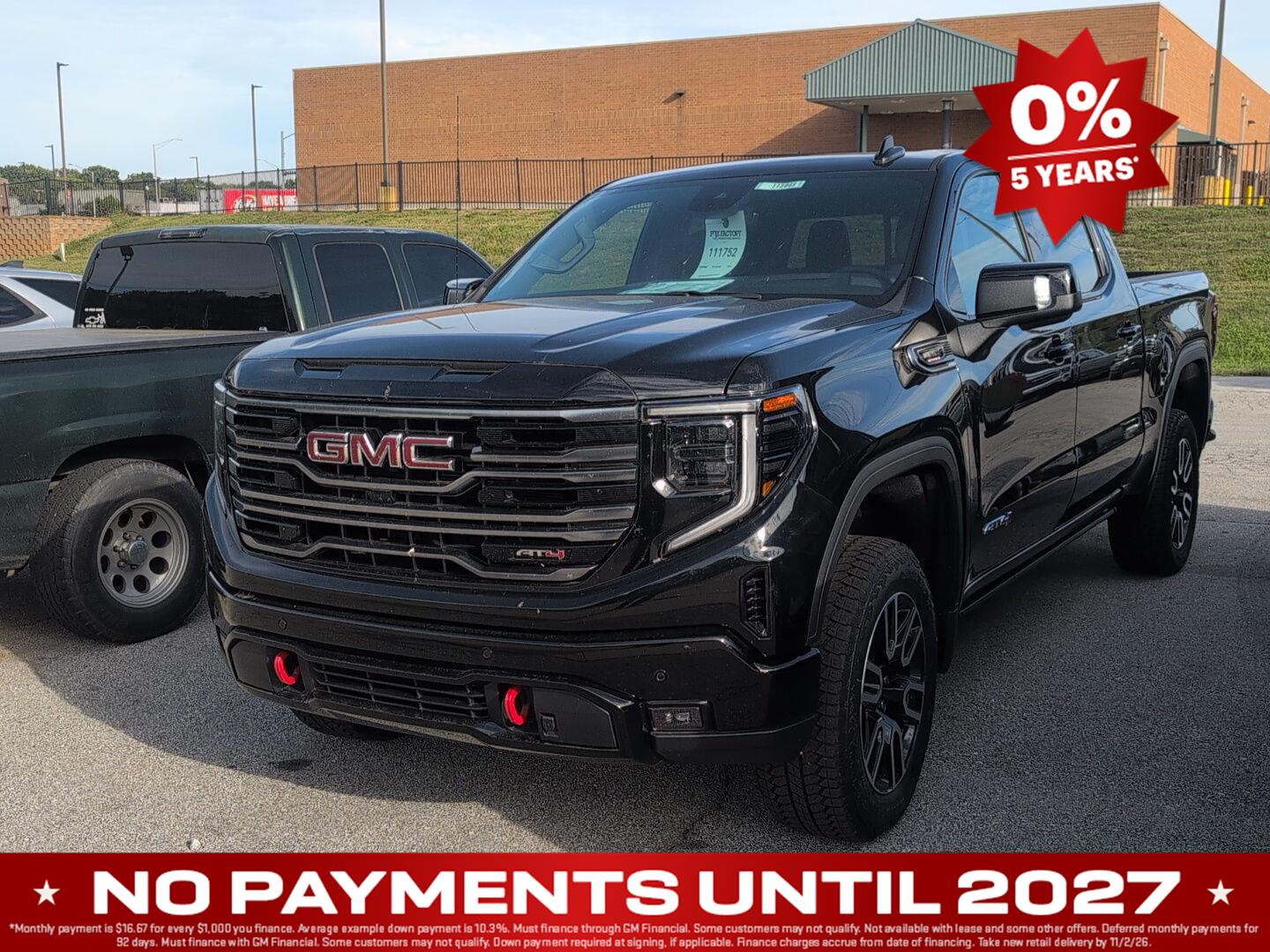 Onyx Black 2026 GMC Sierra 1500 Pickup Truck Four-Wheel Drive Automatic