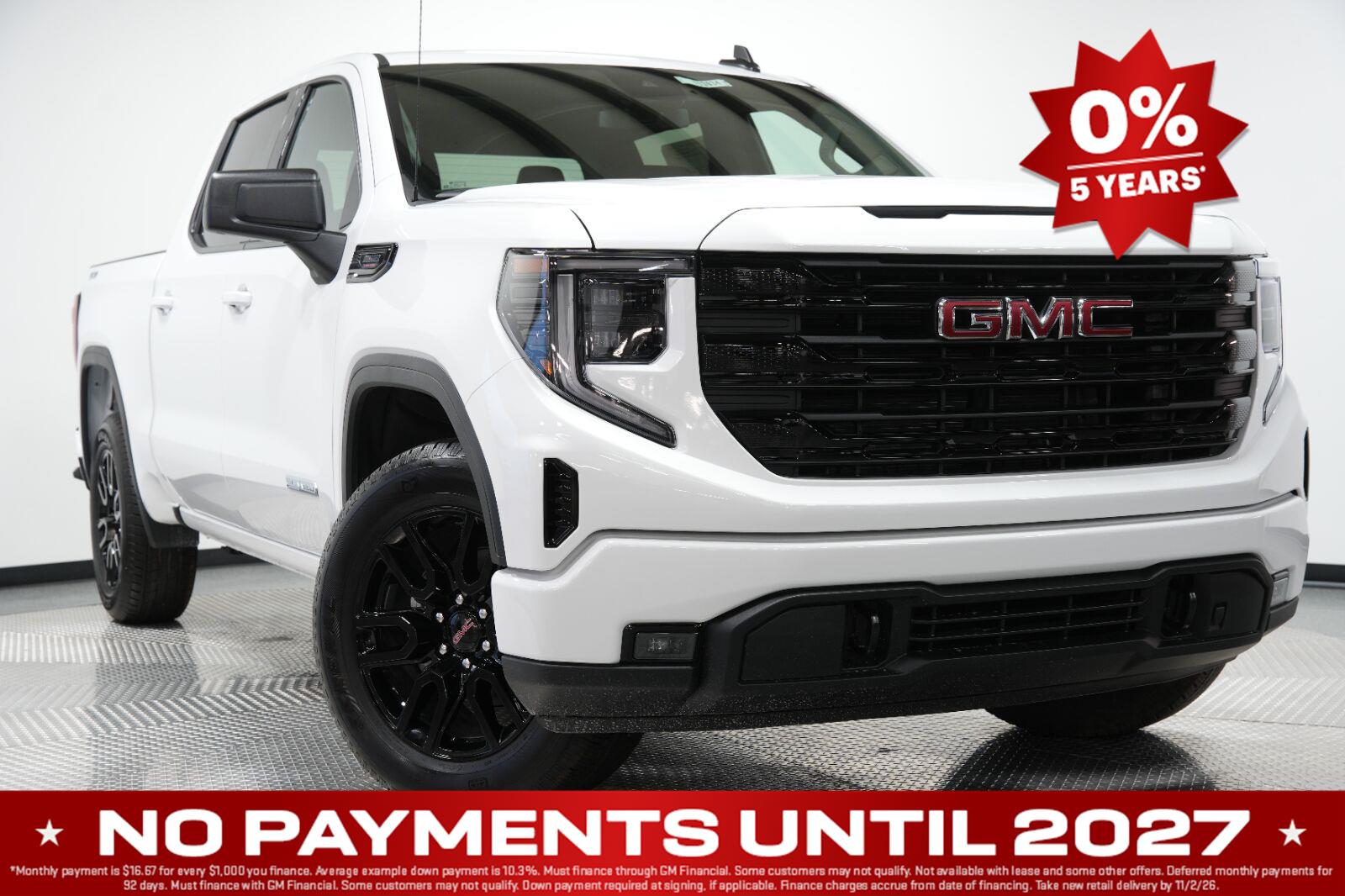 Summit White 2026 GMC Sierra 1500 Pickup Truck Four-Wheel Drive Automatic