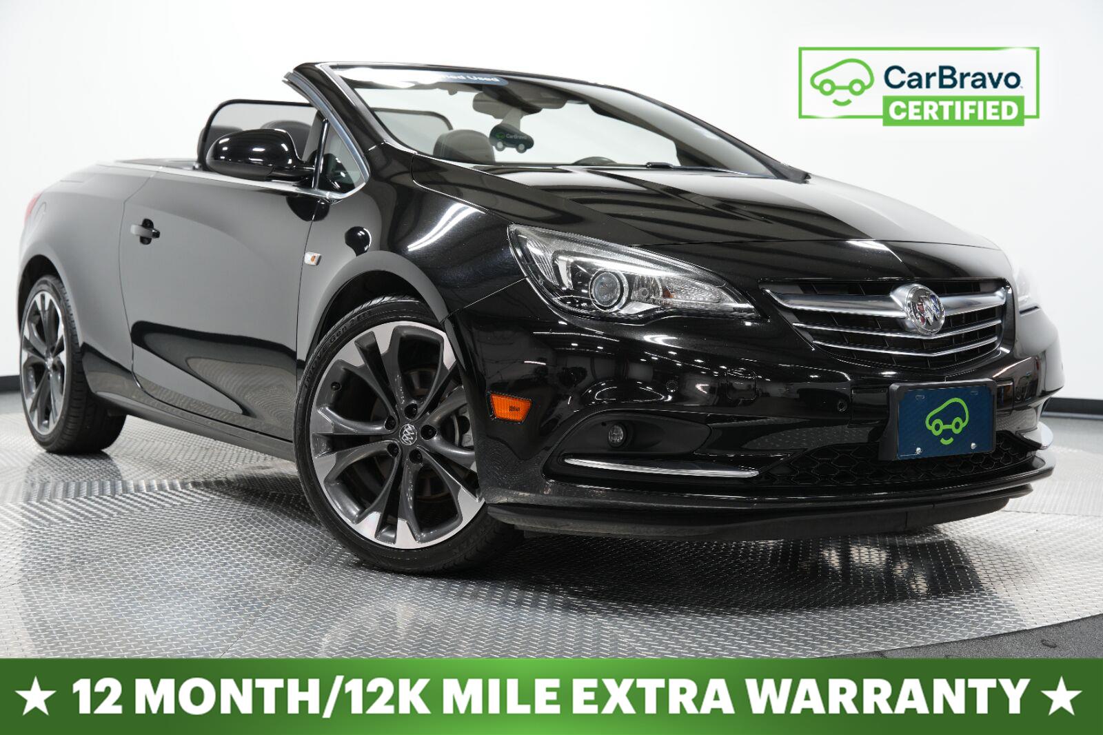 Black (Ebony Twilight Metallic) 2018 Buick Cascada Convertible Front-Wheel Drive 6-Speed Automatic