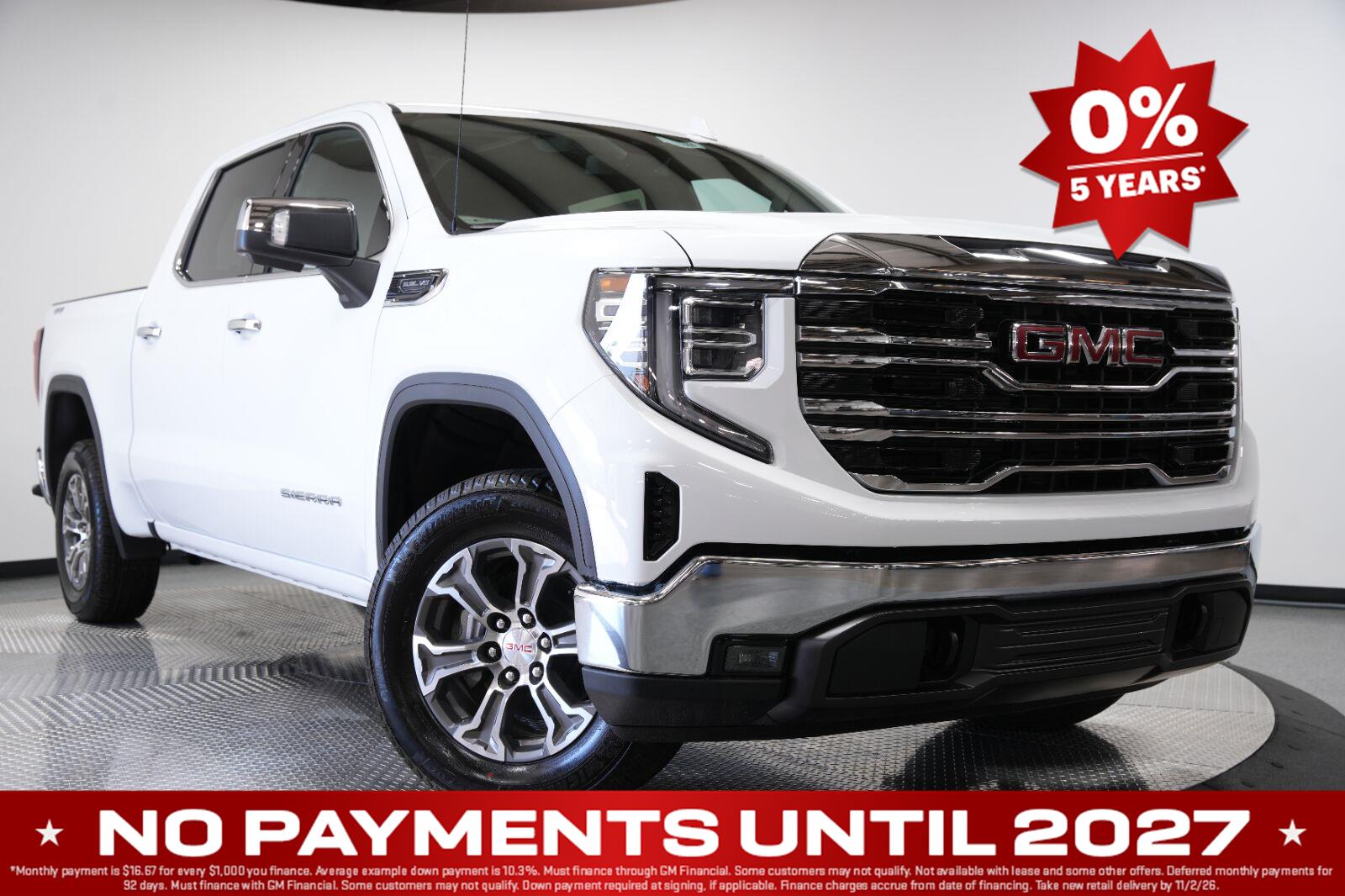 Summit White 2026 GMC Sierra 1500 Pickup Truck Four-Wheel Drive Automatic