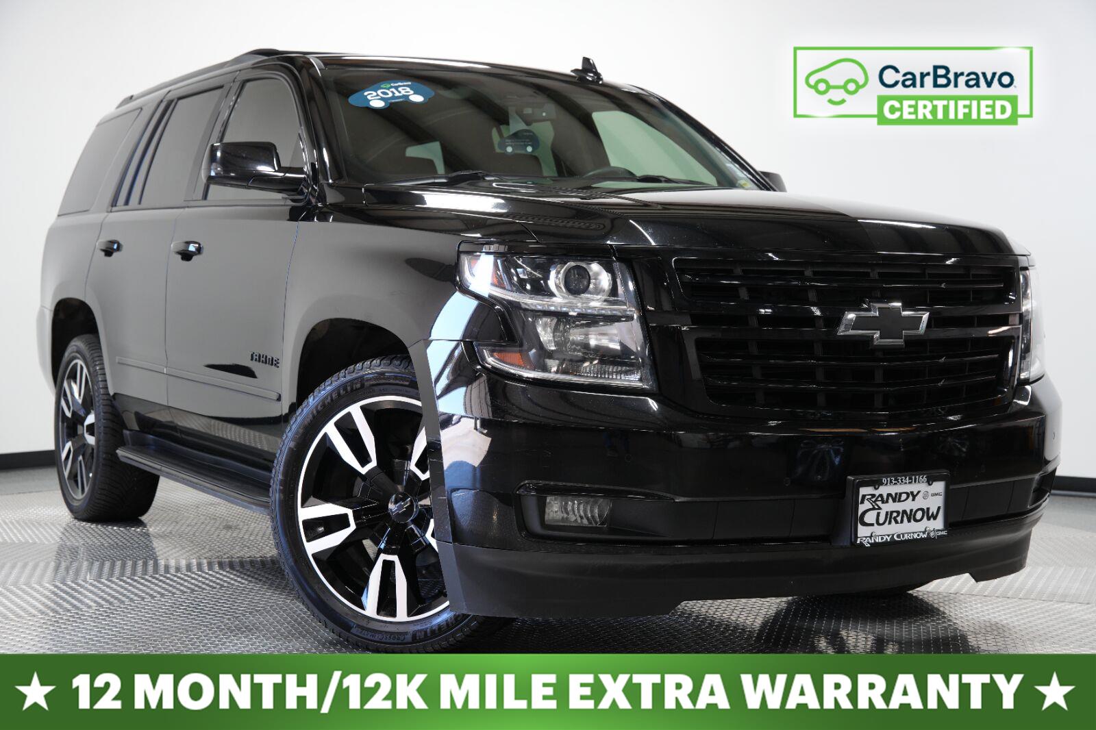 Black 2018 Chevrolet Tahoe SUV / Crossover Four-Wheel Drive Automatic
