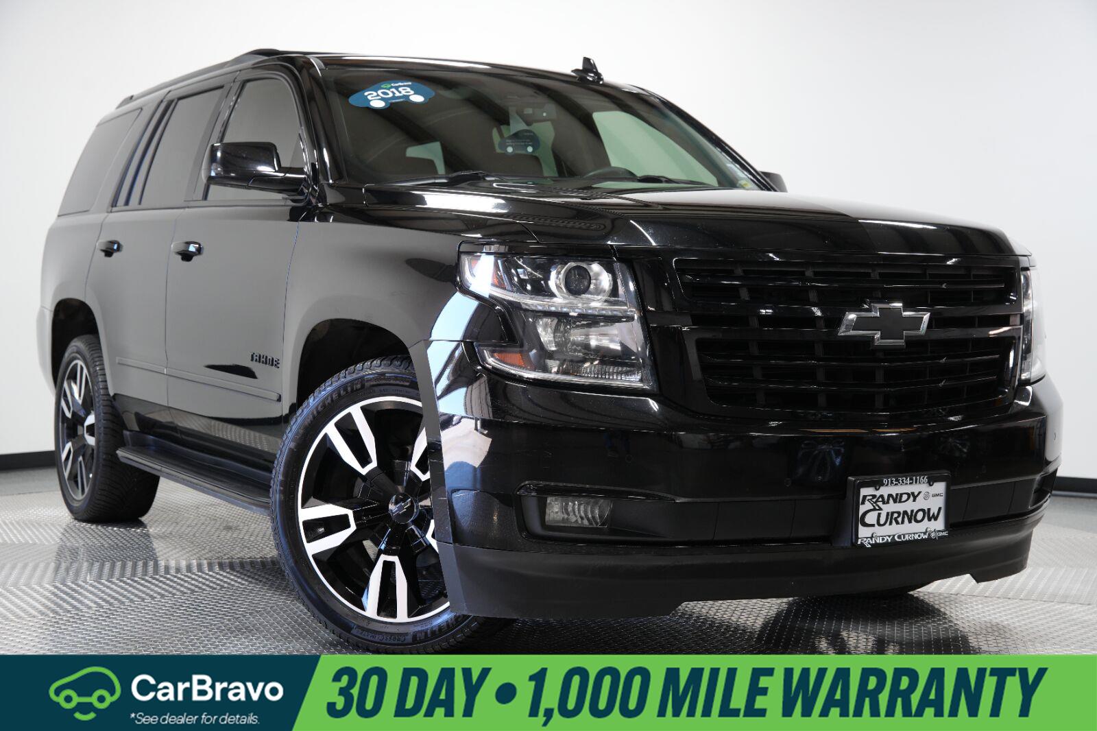 Black 2018 Chevrolet Tahoe SUV / Crossover Four-Wheel Drive Automatic