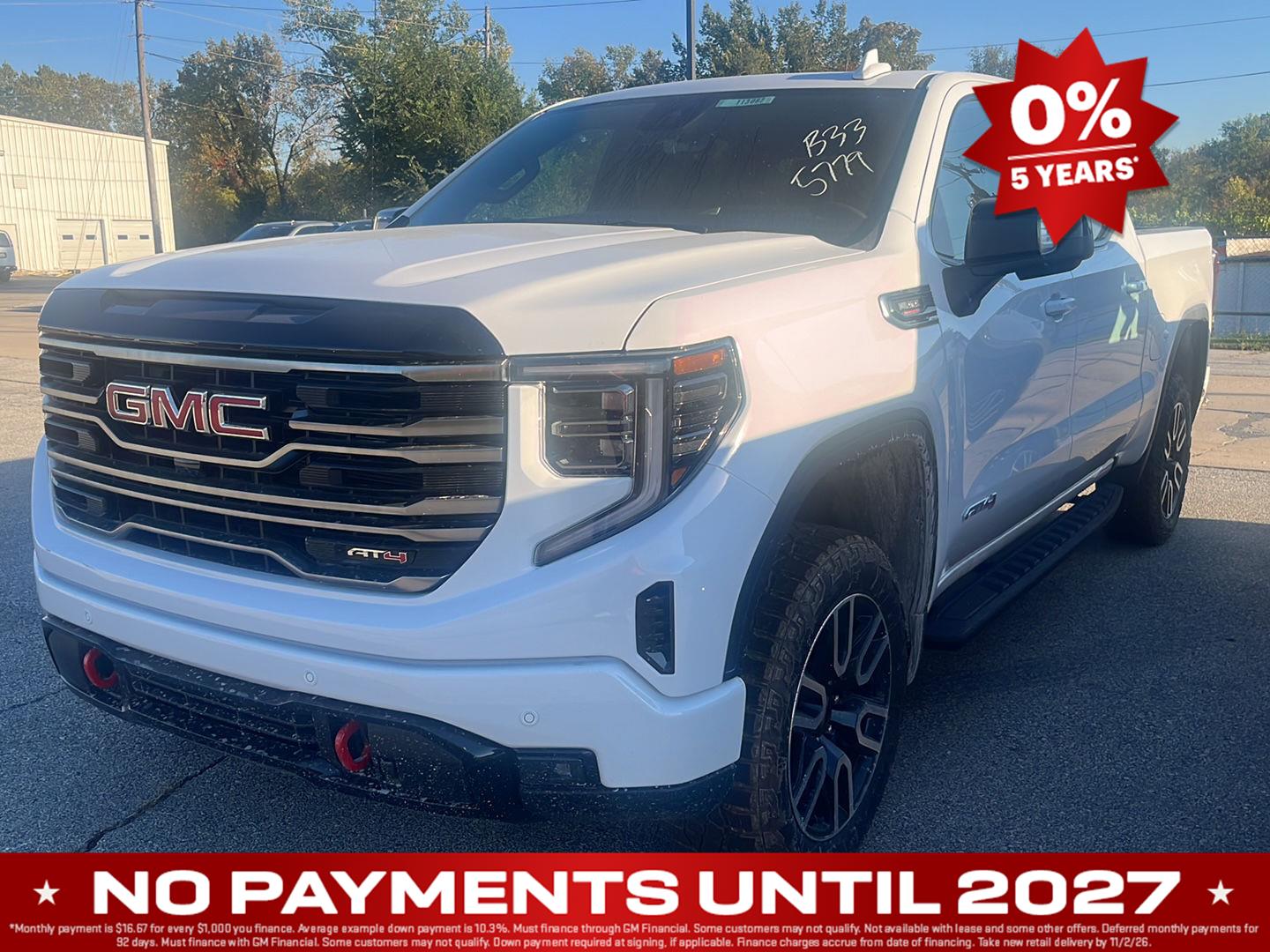 Summit White 2026 GMC Sierra 1500 Pickup Truck Four-Wheel Drive Automatic
