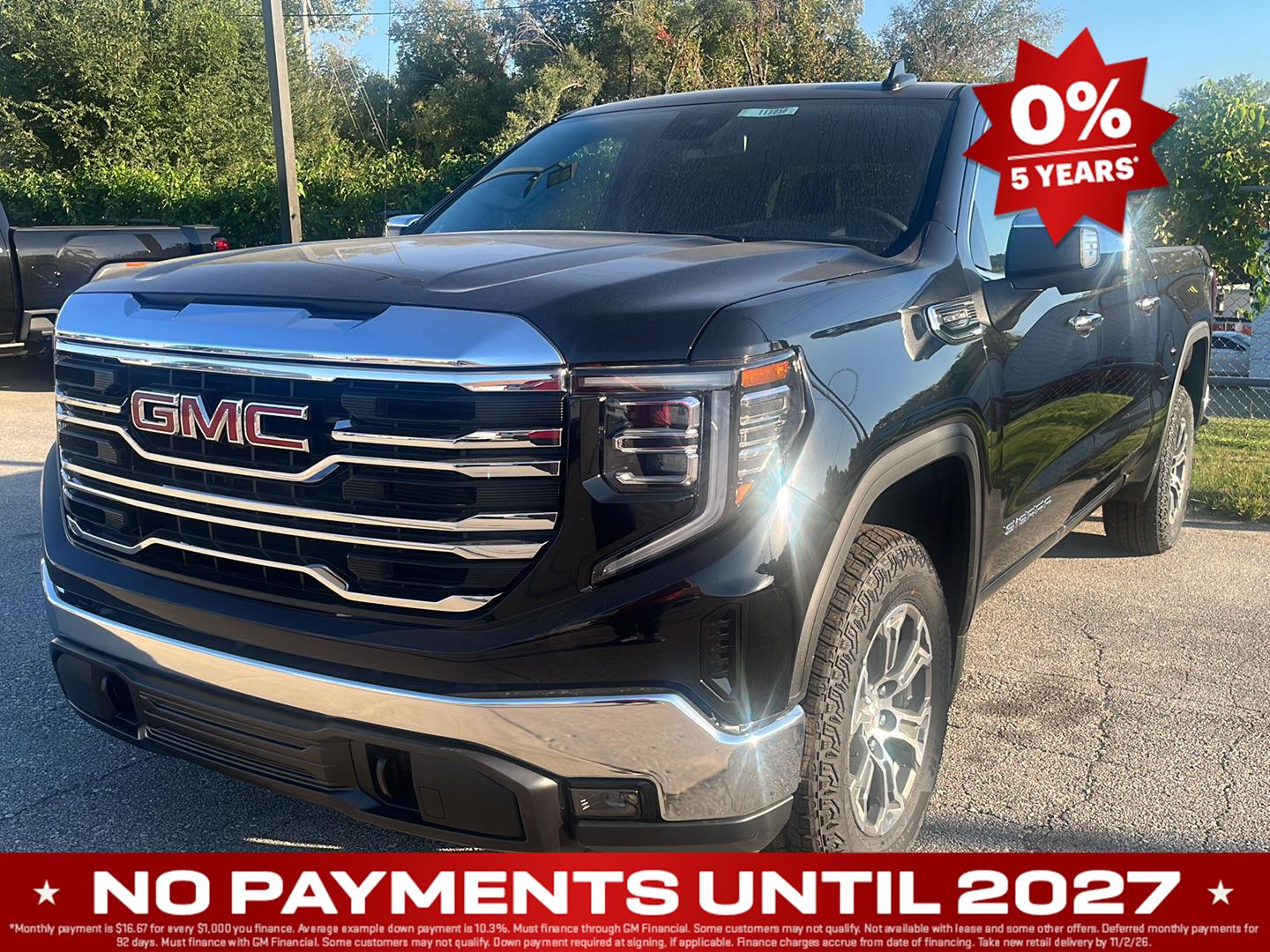 Onyx Black 2026 GMC Sierra 1500 Pickup Truck Four-Wheel Drive Automatic