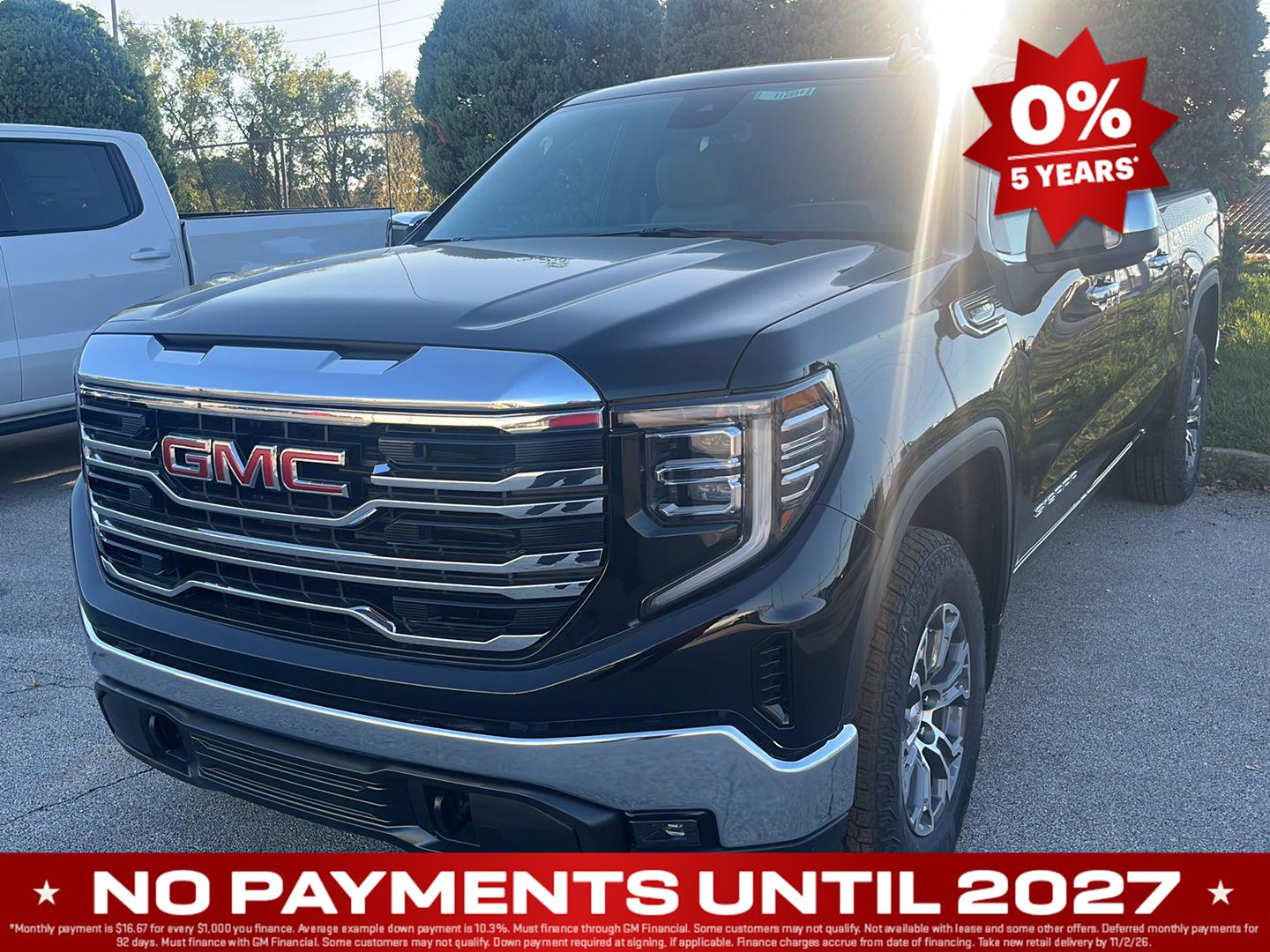 Onyx Black 2026 GMC Sierra 1500 Pickup Truck Four-Wheel Drive Automatic