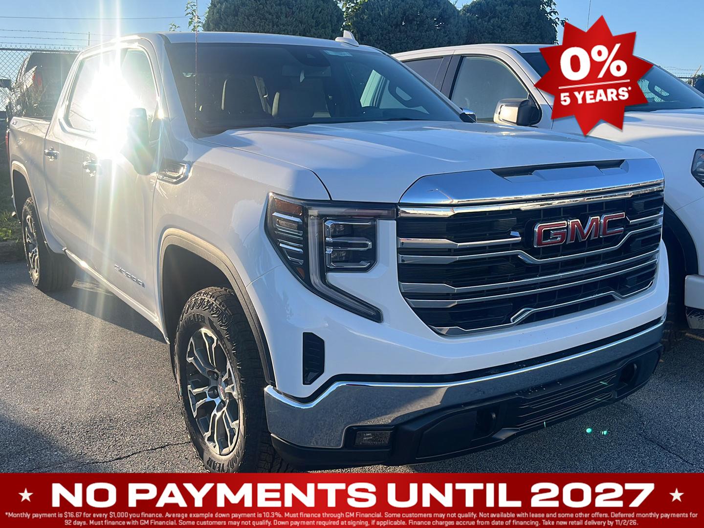 Summit White 2026 GMC Sierra 1500 Pickup Truck Four-Wheel Drive Automatic