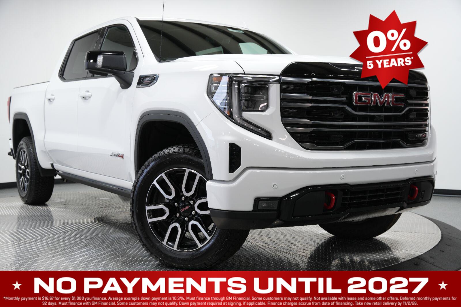 Summit White 2026 GMC Sierra 1500 Pickup Truck Four-Wheel Drive Automatic