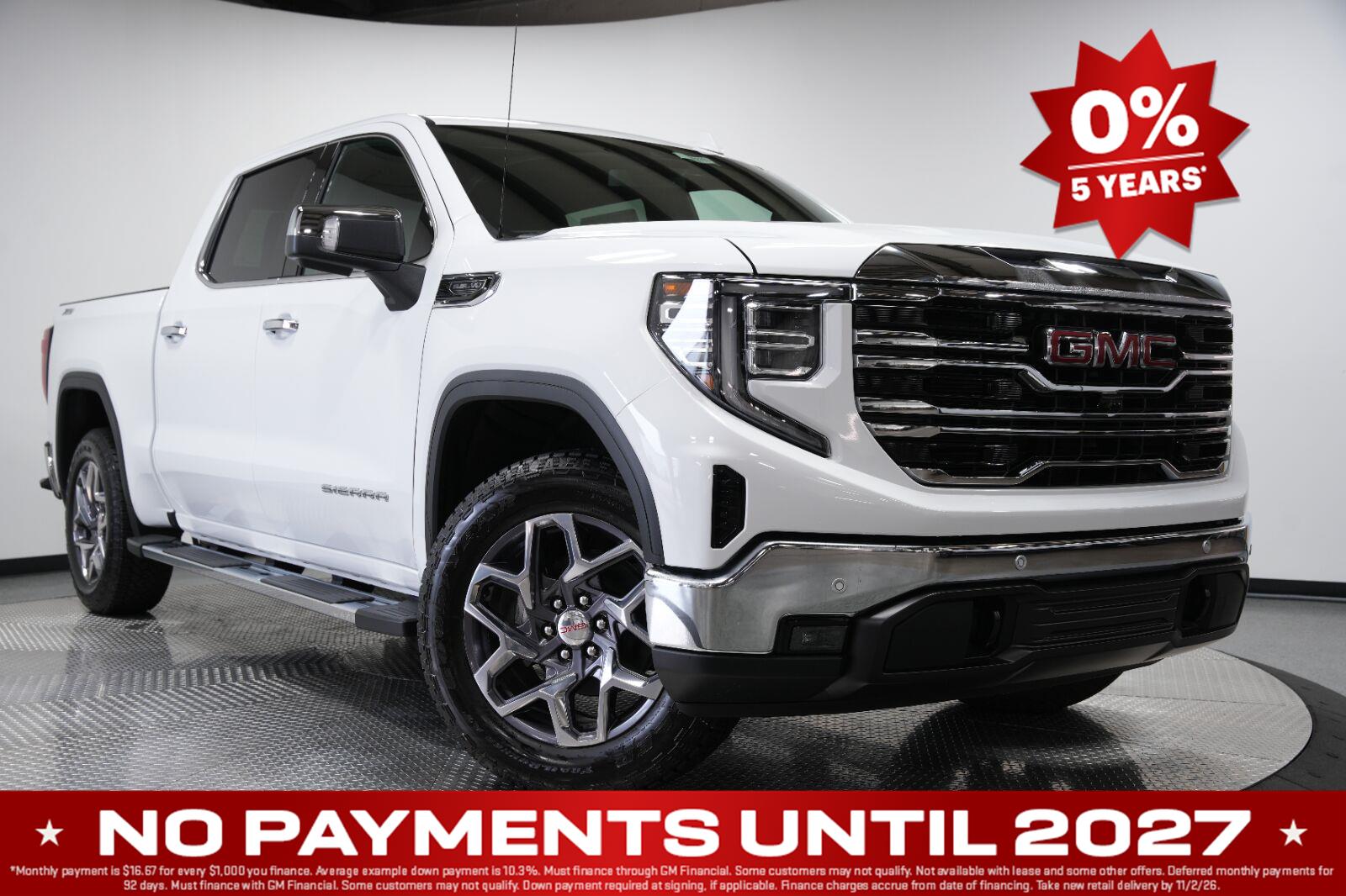 Summit White 2026 GMC Sierra 1500 Pickup Truck Four-Wheel Drive Automatic