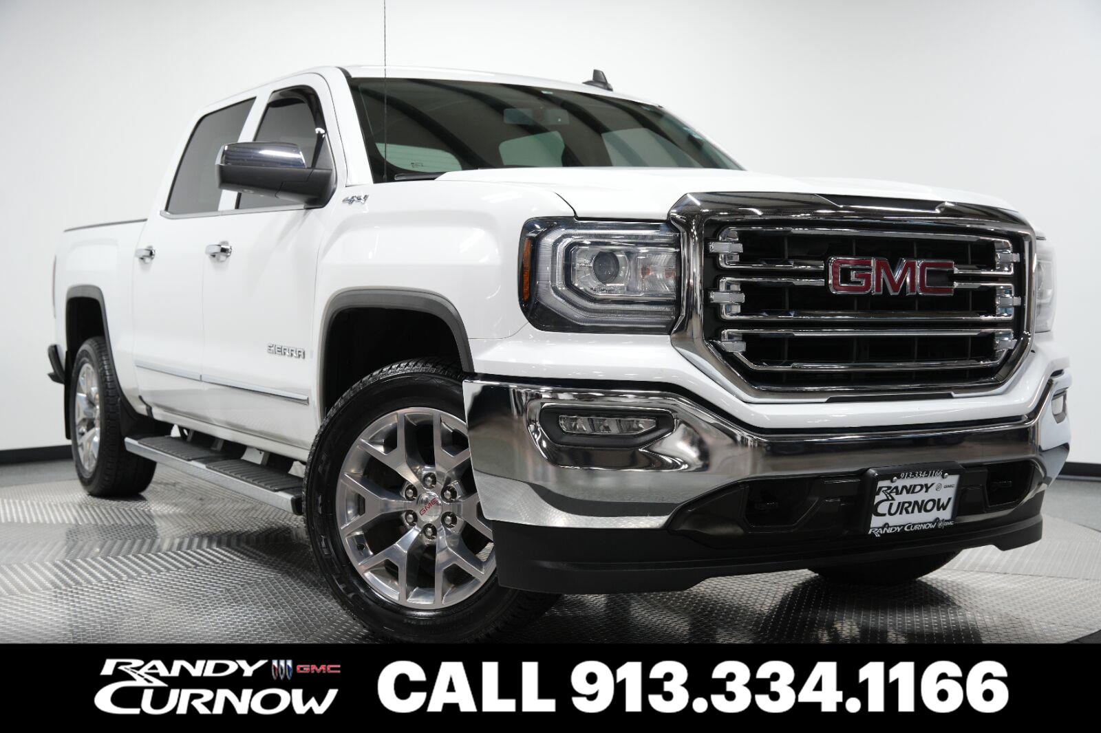 Summit White 2018 GMC Sierra 1500 Pickup Truck Four-Wheel Drive 6-Speed Automatic