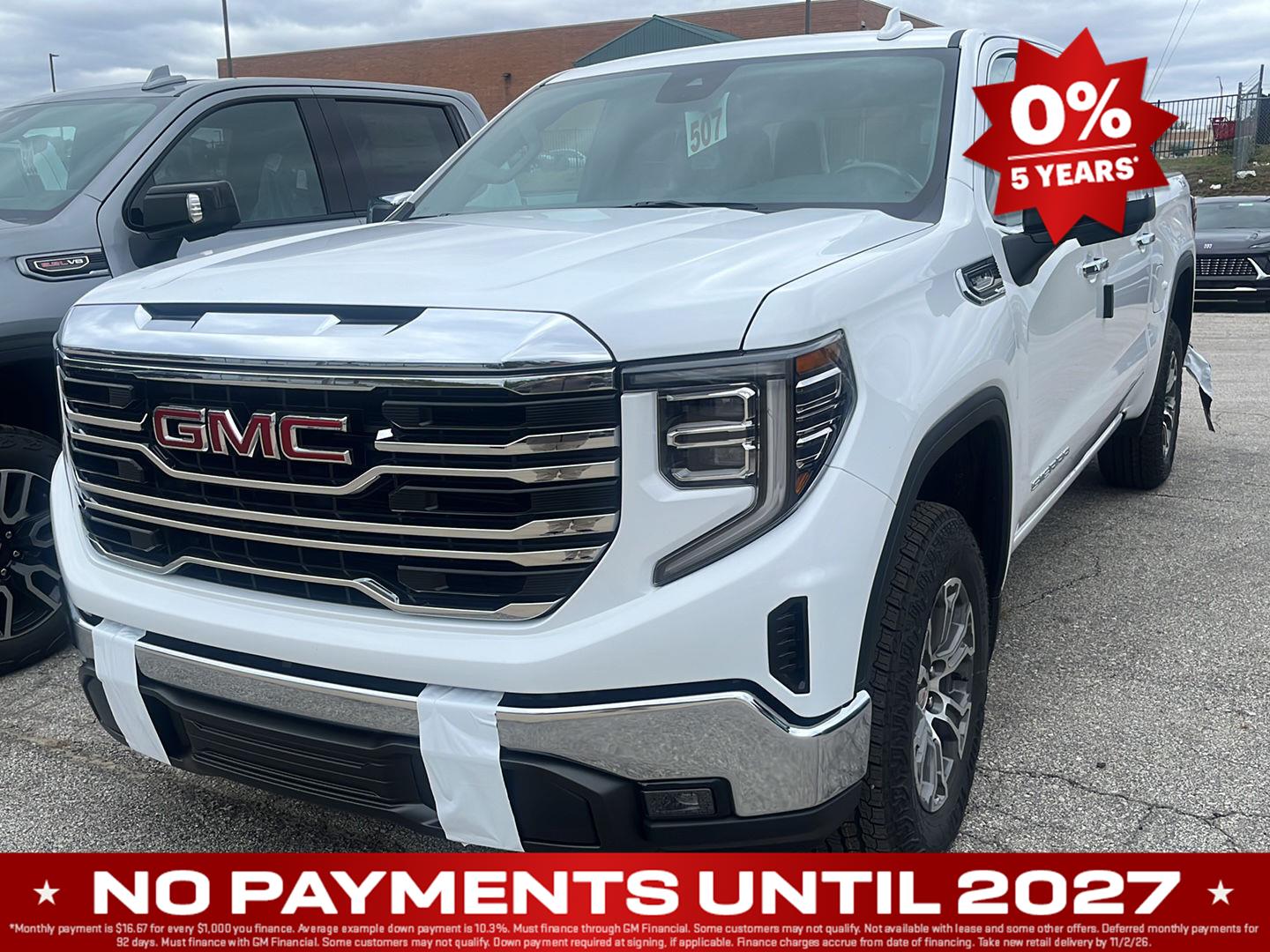 Summit White 2026 GMC Sierra 1500 Pickup Truck Four-Wheel Drive Automatic