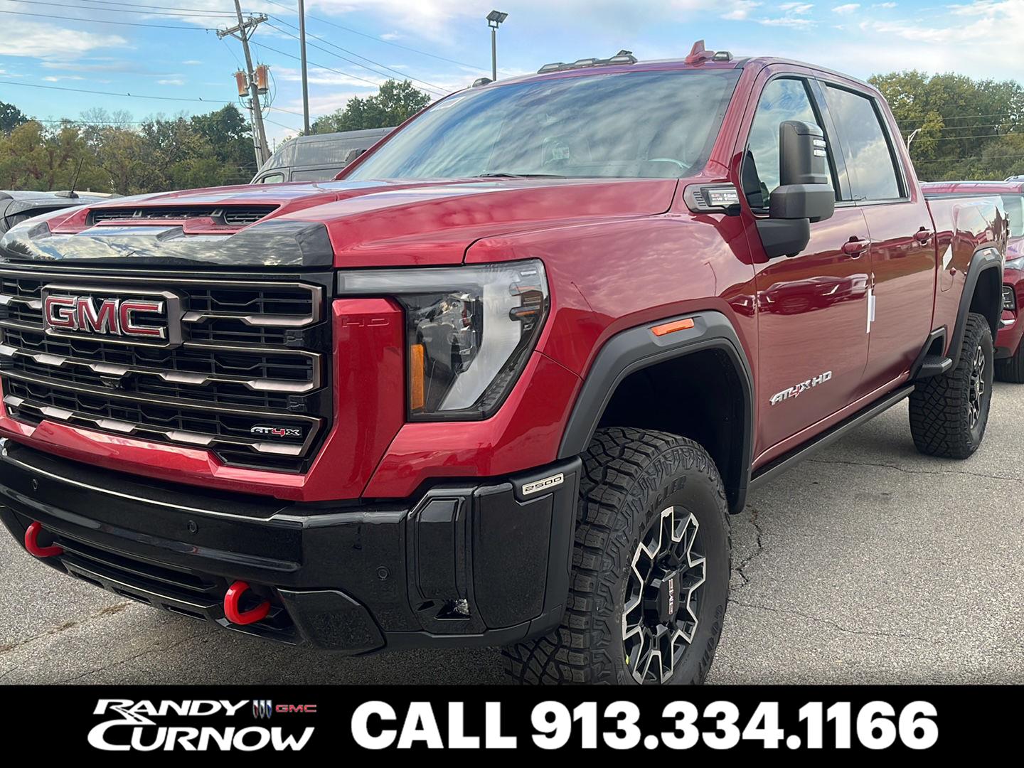 Volcanic Red Tintcoat 2026 GMC Sierra 2500HD Pickup Truck Four-Wheel Drive Automatic