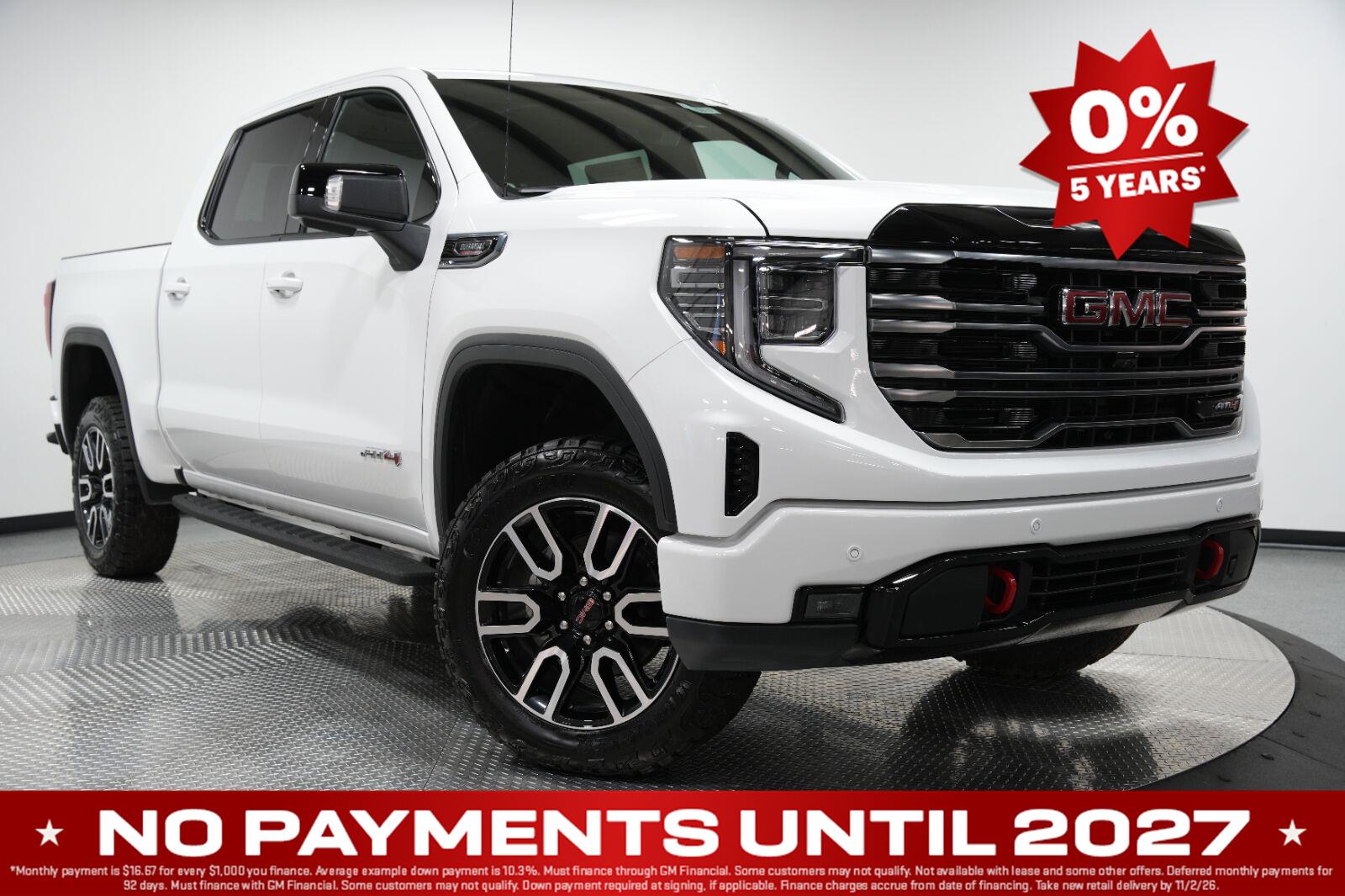 Summit White 2026 GMC Sierra 1500 Pickup Truck Four-Wheel Drive Automatic