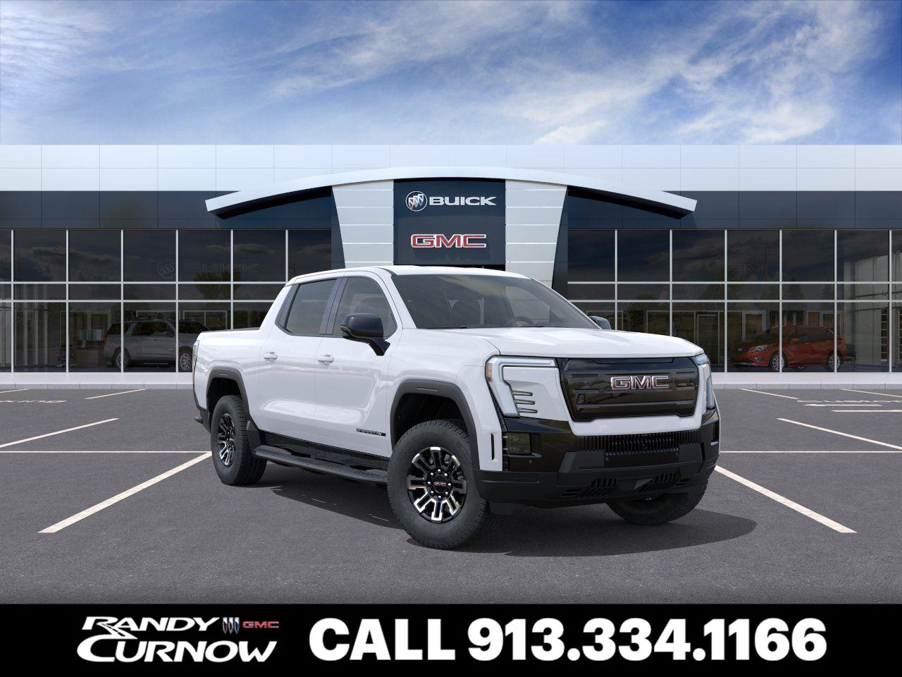 Summit White 2026 GMC Sierra EV Elevation Crew Cab (Standard Range) e4WD Pickup Truck All-Wheel Drive Automatic