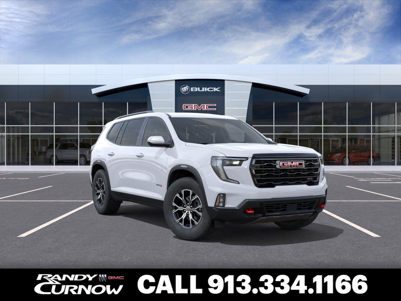 Summit White 2026 GMC Acadia AT4 AWD SUV / Crossover Four-Wheel Drive 8-Speed Automatic