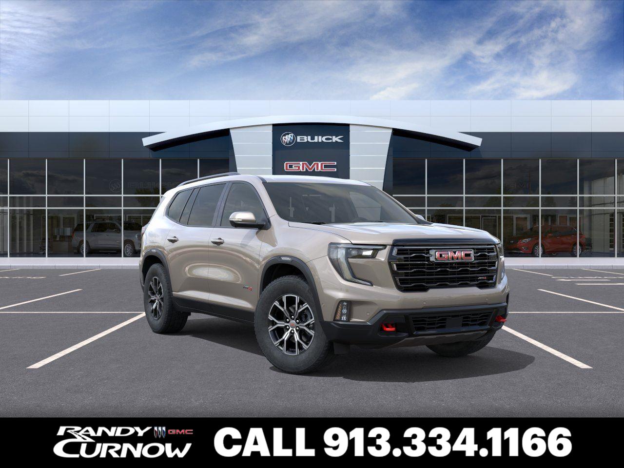 Riverstone Metallic 2026 GMC Acadia AT4 AWD SUV / Crossover Four-Wheel Drive 8-Speed Automatic