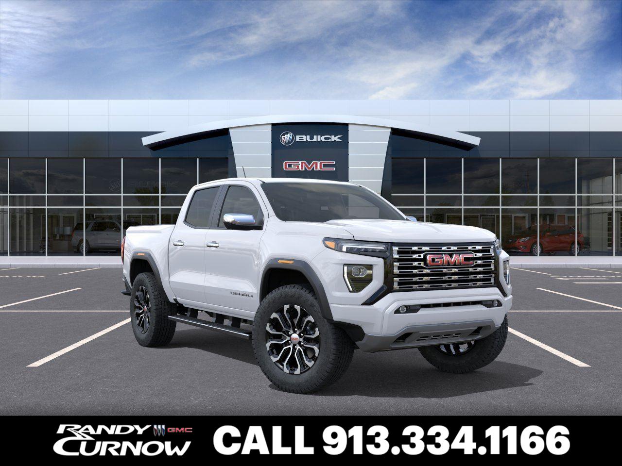 Summit White 2026 GMC Canyon Denali Crew Cab 4WD Pickup Truck Four-Wheel Drive 8-Speed Automatic