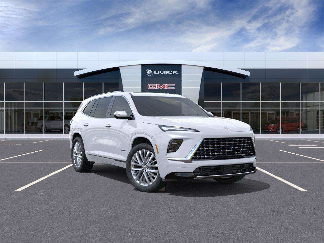 Iridescent White Tricoat 2026 Buick Enclave SUV / Crossover Four-Wheel Drive 8-Speed Automatic
