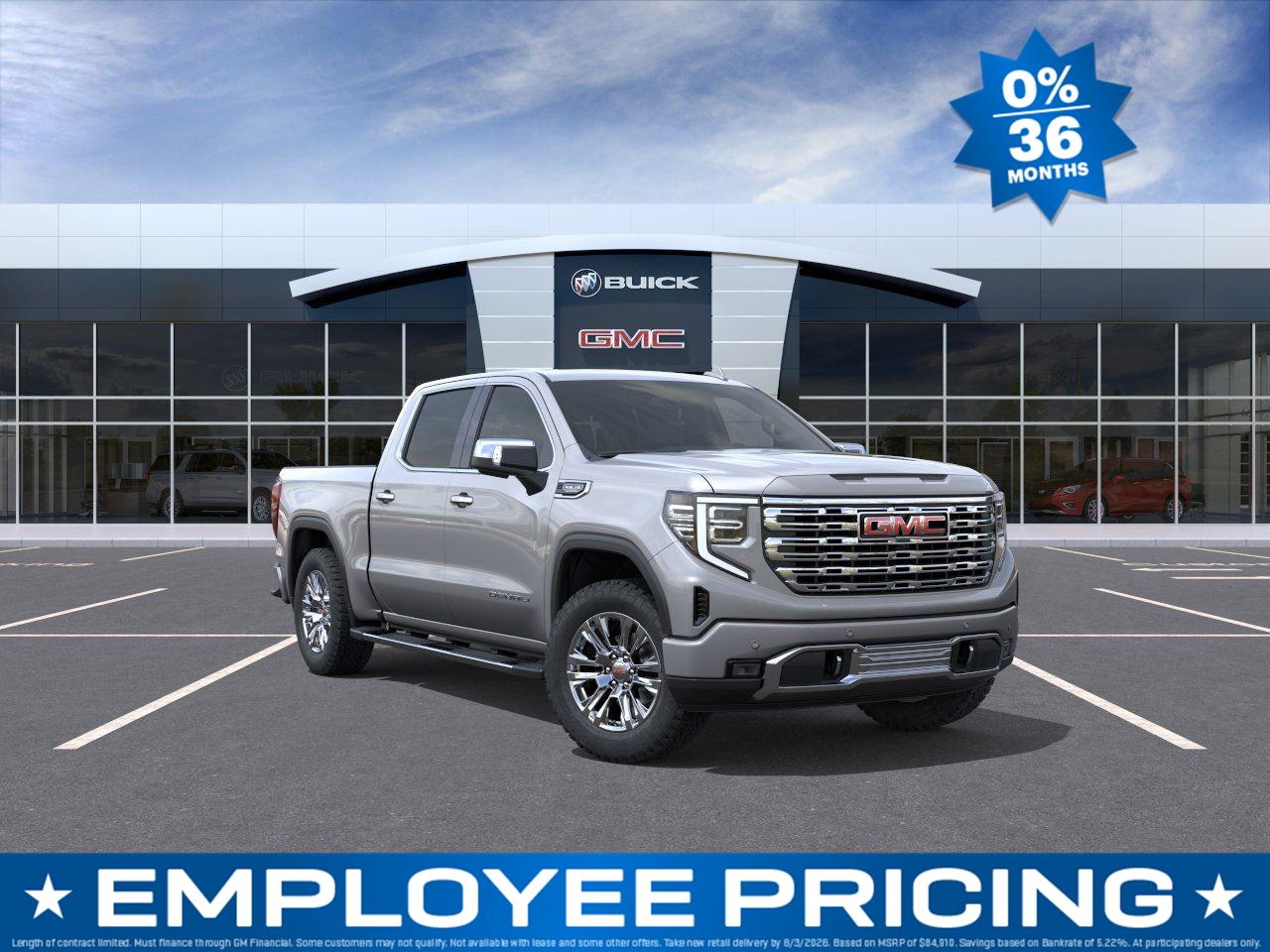 Sterling Metallic 2026 GMC Sierra 1500 Pickup Truck Four-Wheel Drive Automatic