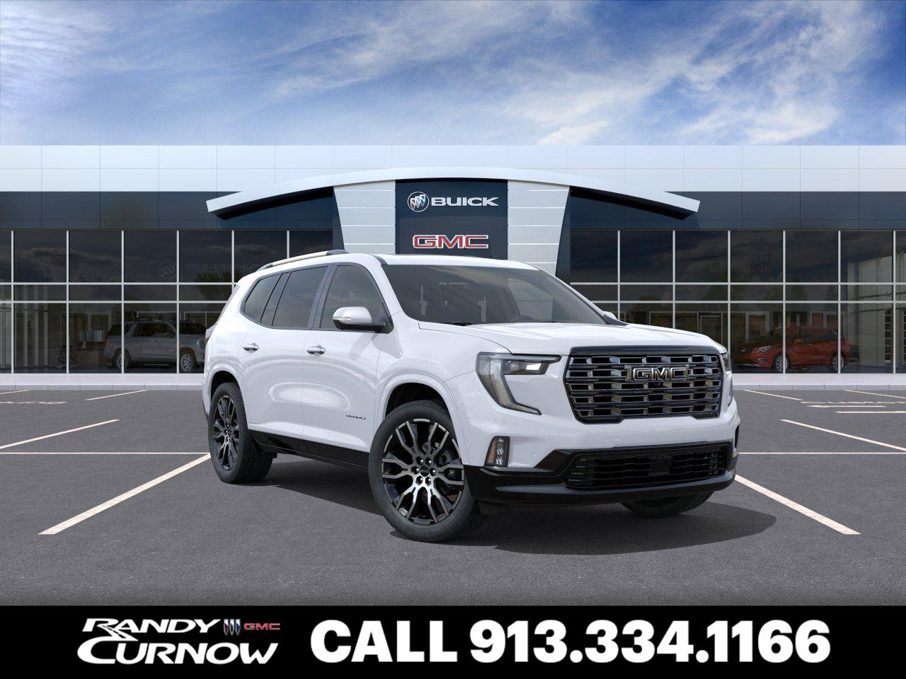 Glacier White Tricoat 2026 GMC Acadia SUV / Crossover Four-Wheel Drive 8-Speed Automatic