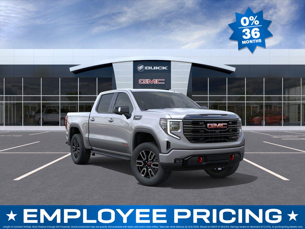 Sterling Metallic 2026 GMC Sierra 1500 Pickup Truck Four-Wheel Drive Automatic