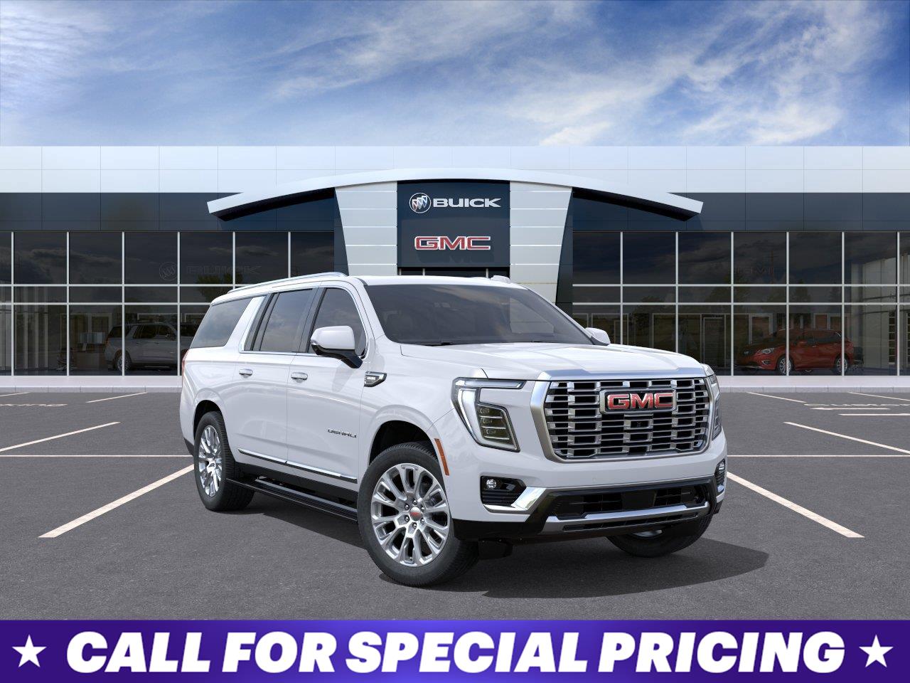 G4J GLACIER WHITE TRICOAT 2026 GMC Yukon XL SUV / Crossover Four-Wheel Drive Automatic