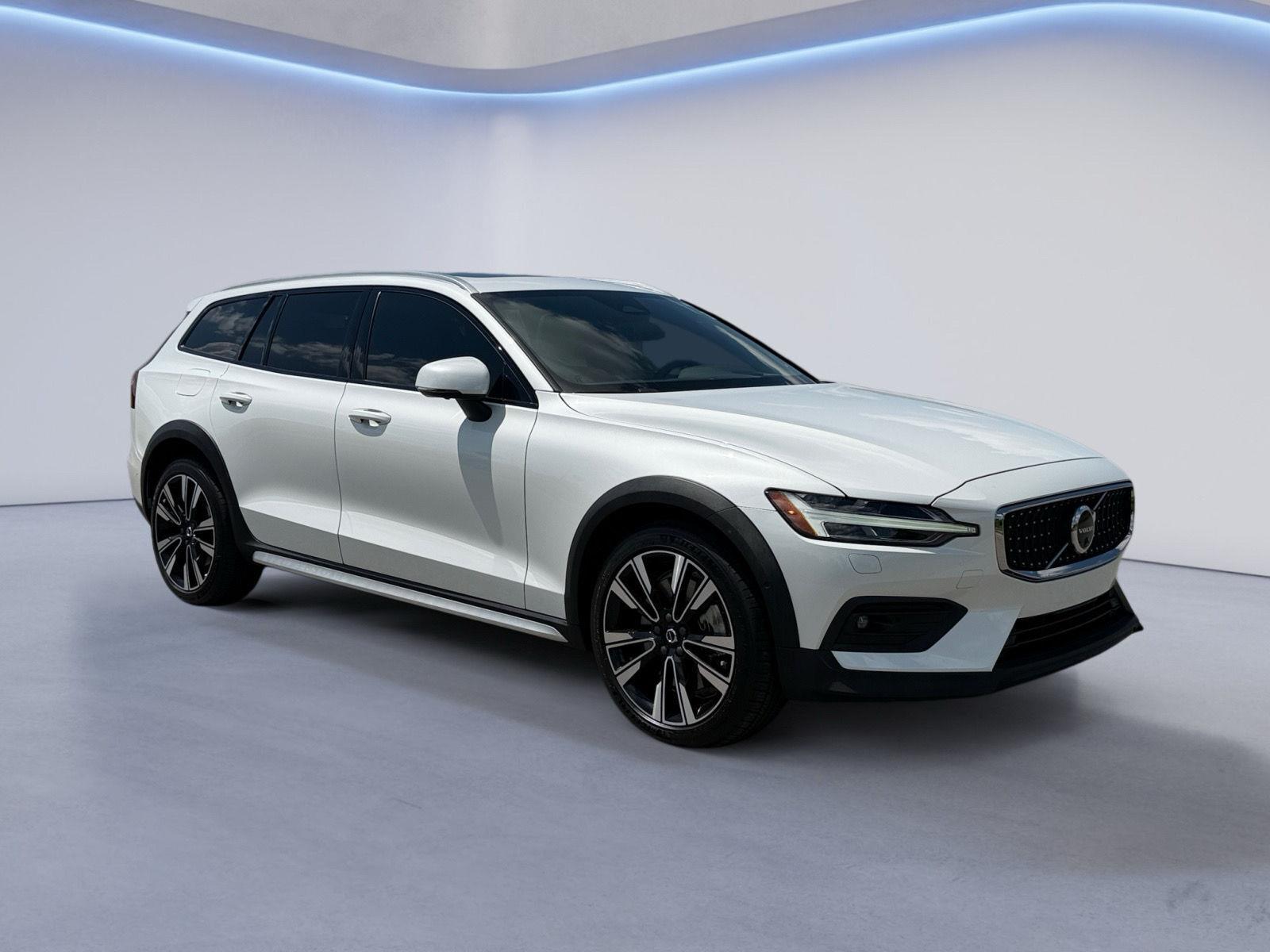 Crystal White Metallic 2024 Volvo V60 Wagon All-Wheel Drive Automatic