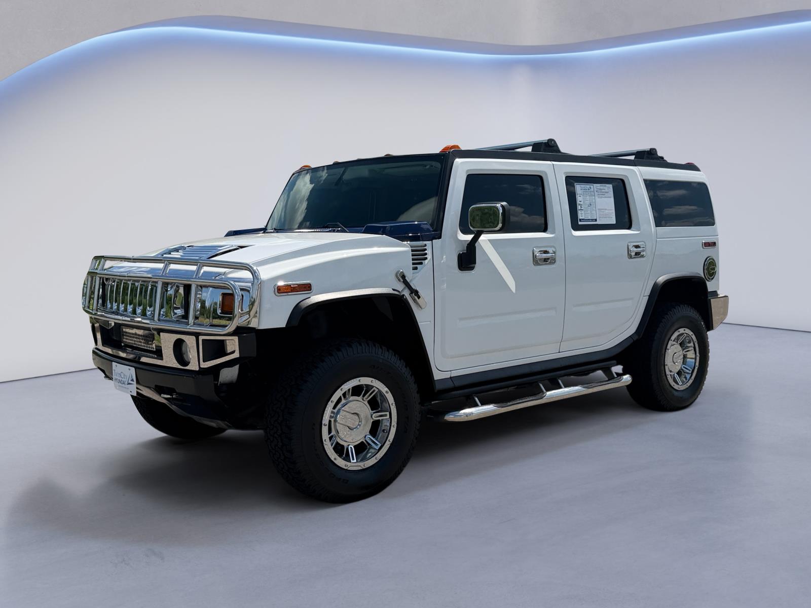 White 2003 Hummer H2 Base SUV / Crossover Four-Wheel Drive 4-Speed Automatic
